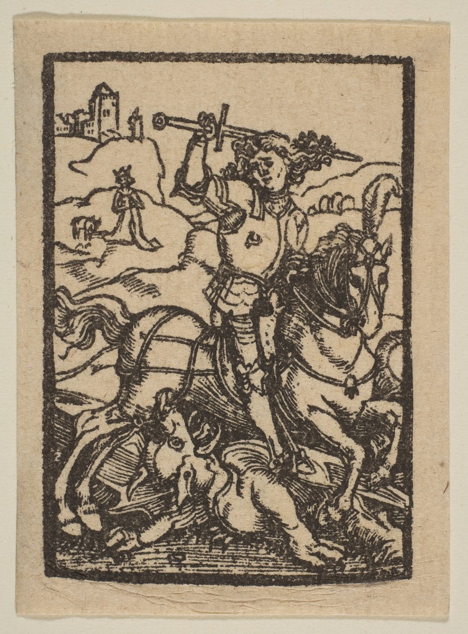 Sankt Georg.n.d. af Albrecht Dürer