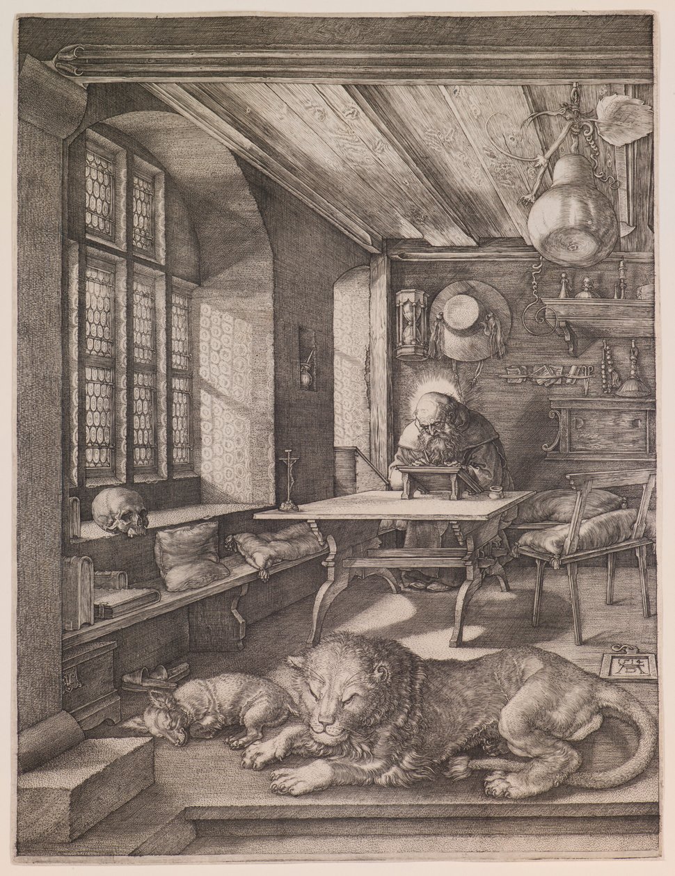 Den hellige Hieronymus i sit arbejdsværelse af Albrecht Dürer