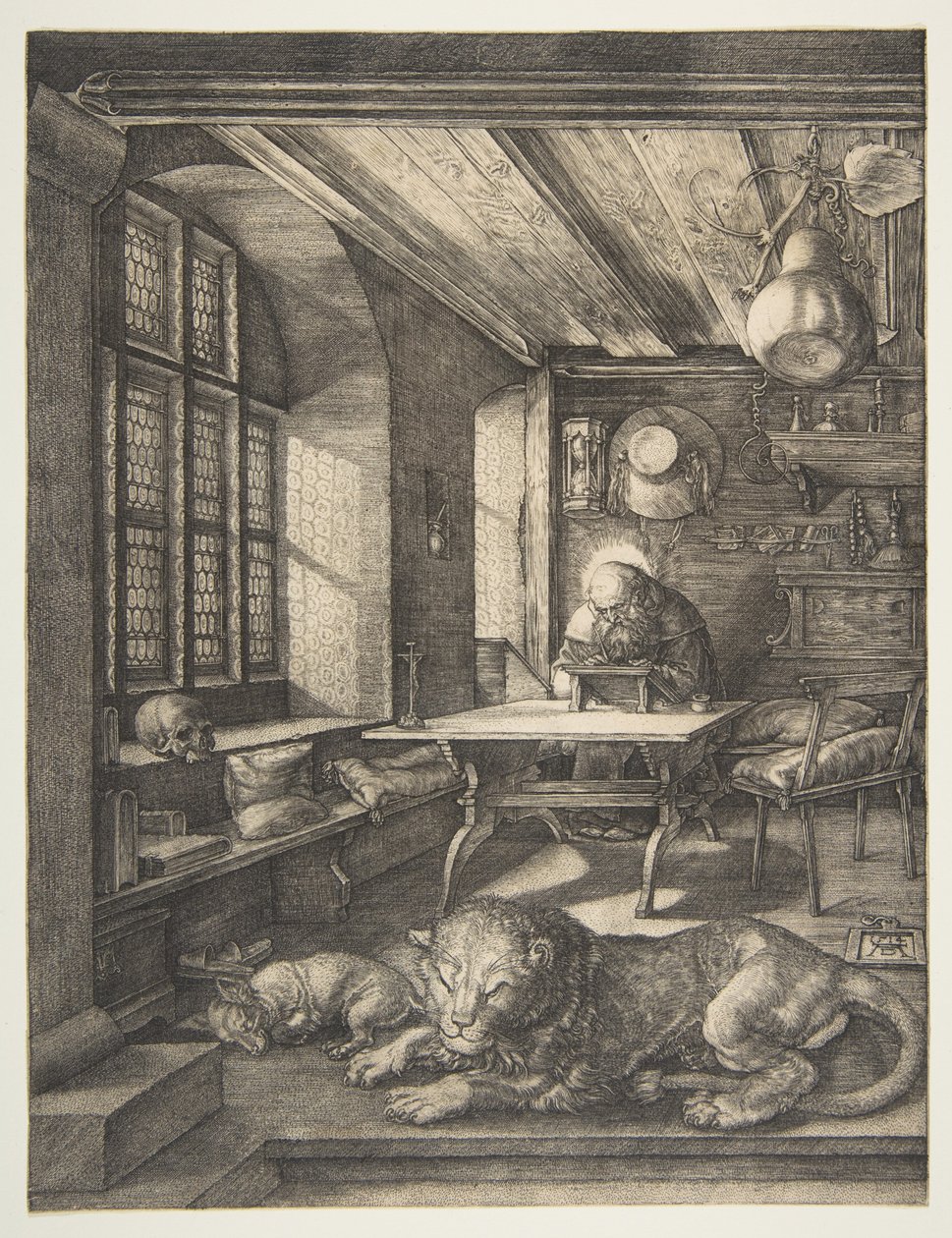 Den hellige Hieronymus i sit arbejdsværelse af Albrecht Dürer