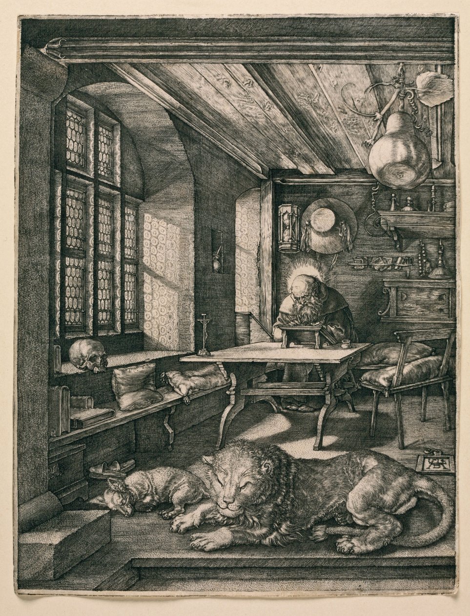 Sankt Hieronymus i sin celle af Albrecht Dürer
