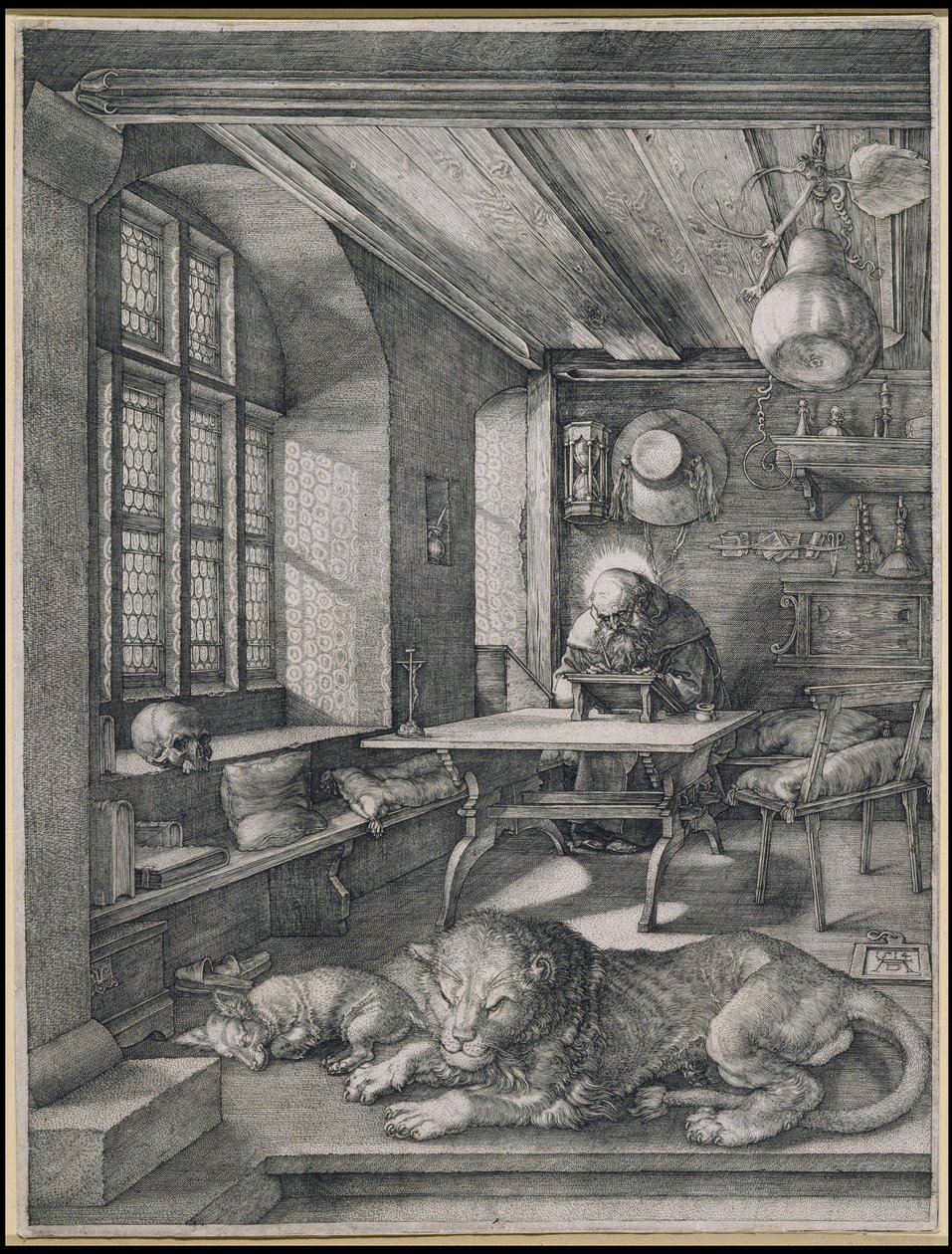 Den hellige Hieronymus i sit arbejdsværelse af Albrecht Dürer