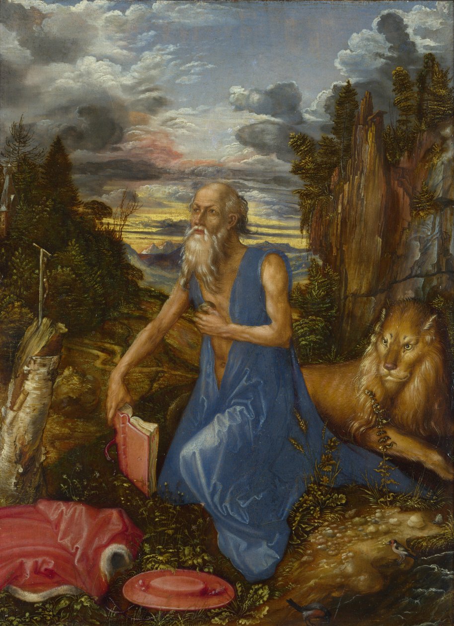 Sankt Hieronymus i ørkenen af Albrecht Dürer