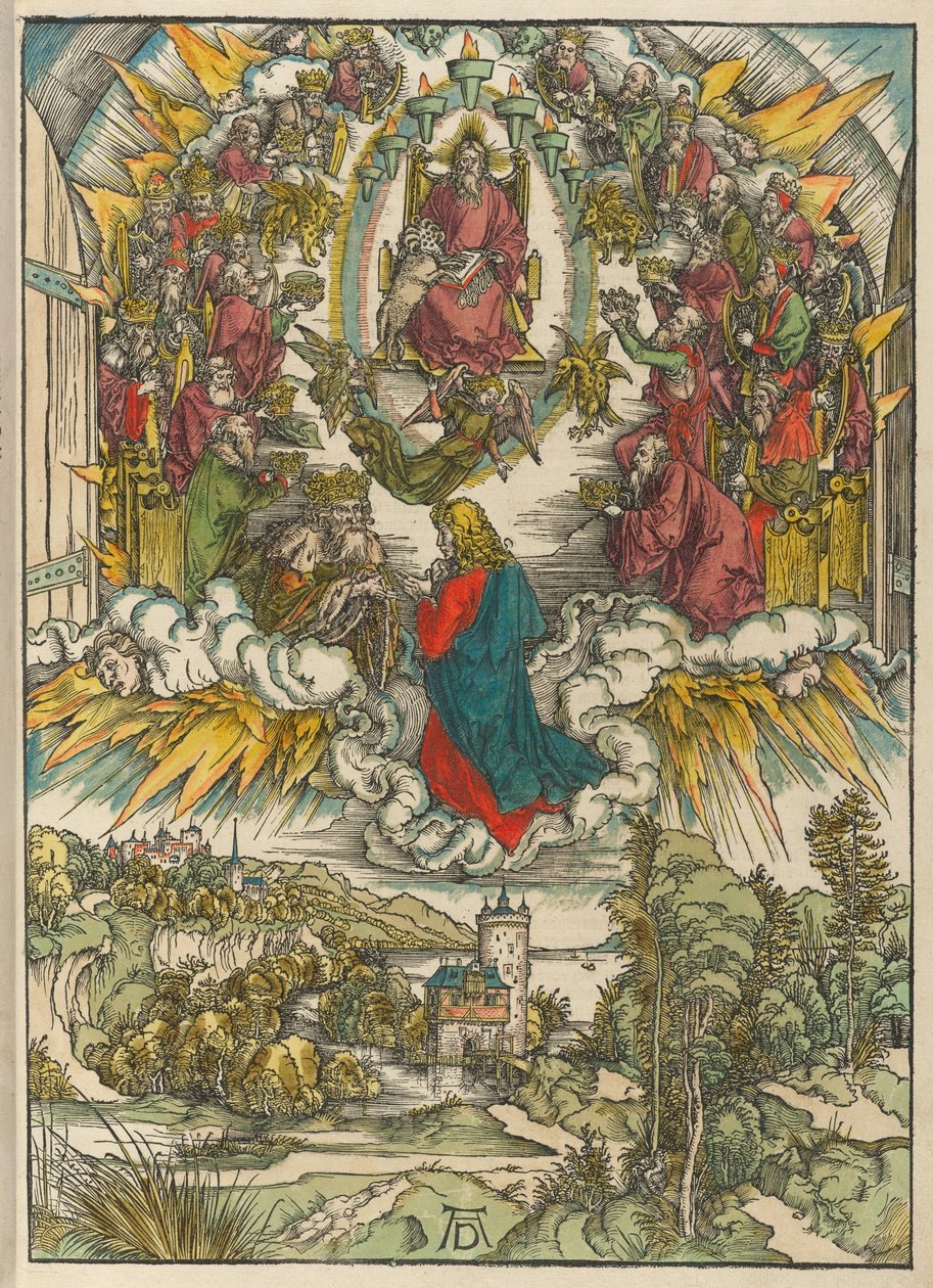 Sankt Johannes foran Gud og de ældste af Albrecht Dürer
