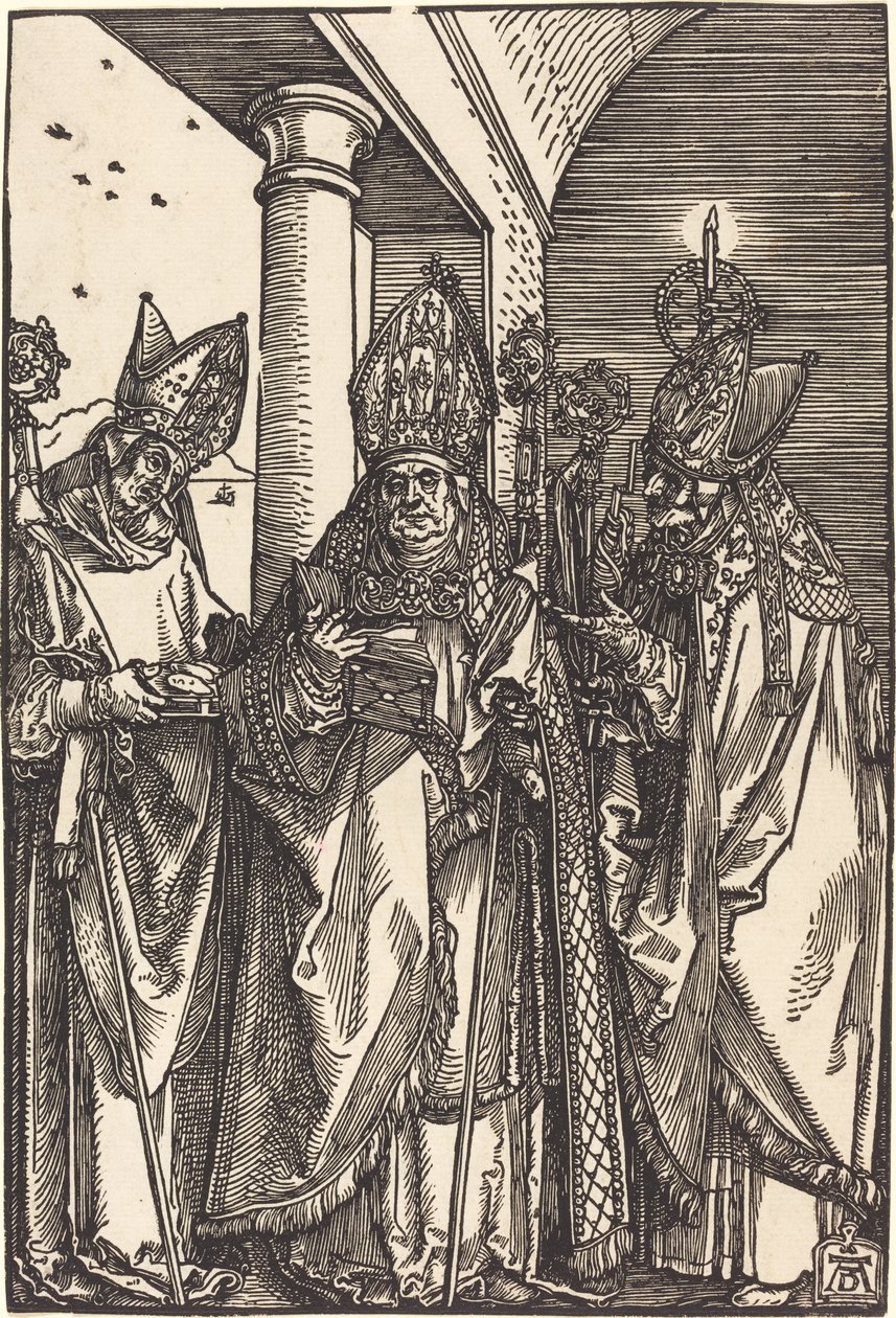 De hellige Nicholas, Ulrich og Erasmus af Albrecht Dürer