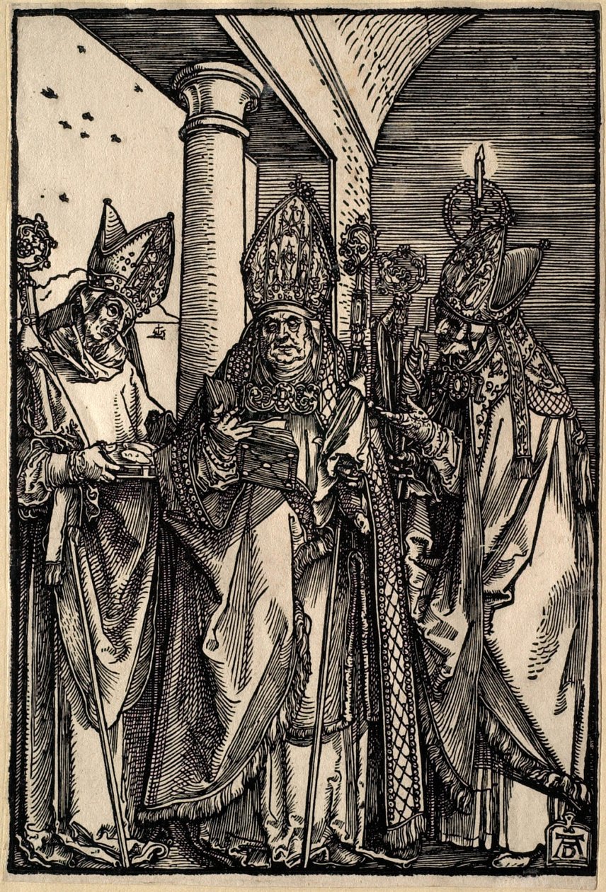 De hellige Nikolaus, Ulrich og Erasmus af Albrecht Dürer