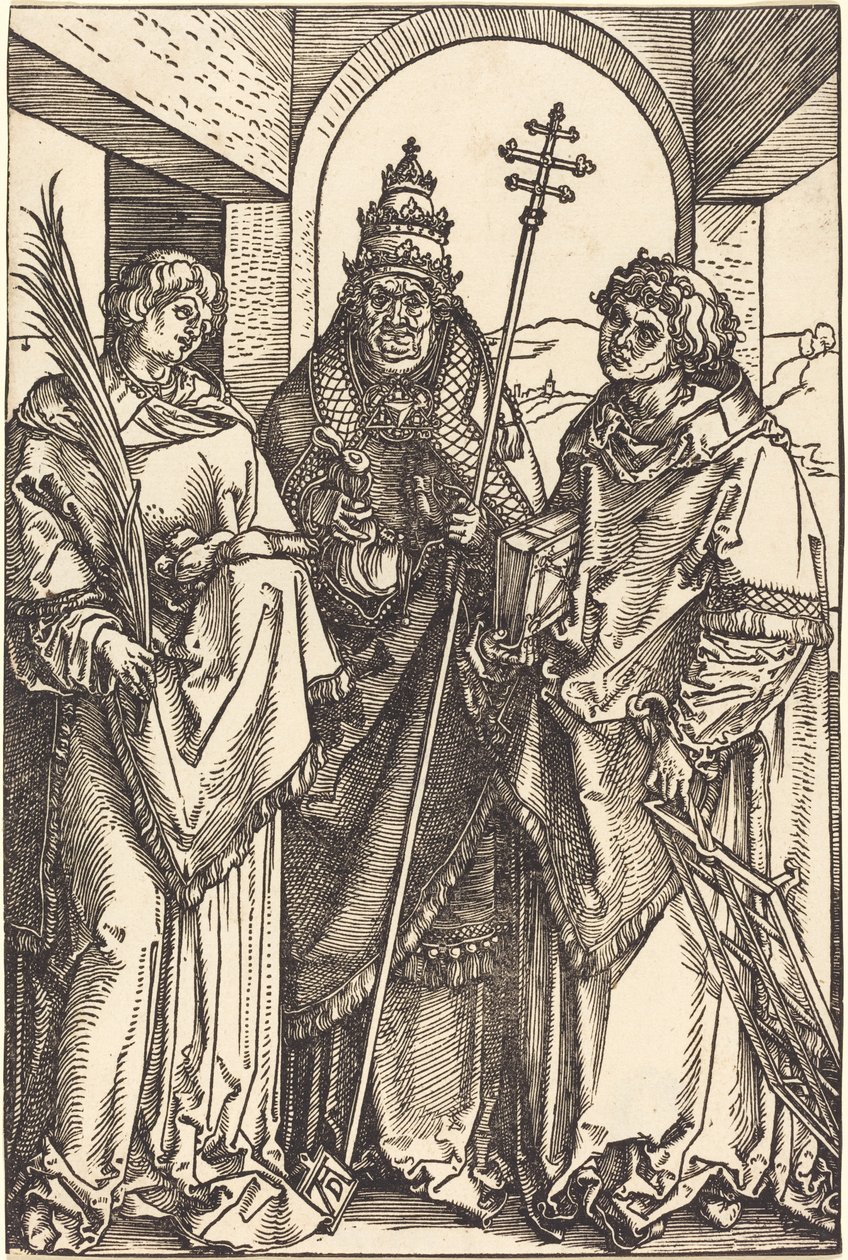 De hellige Stephen, Sixtus og Lawrence af Albrecht Dürer