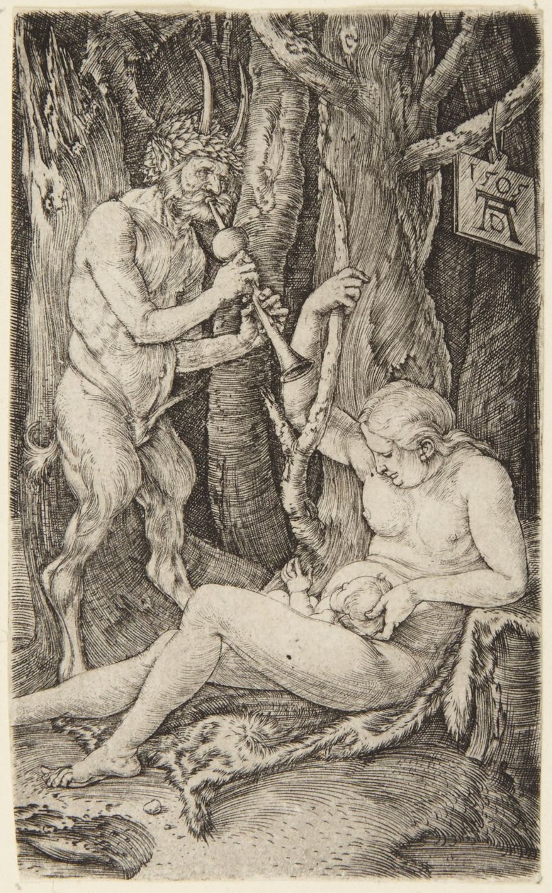 Satyrfamilie af Albrecht Dürer