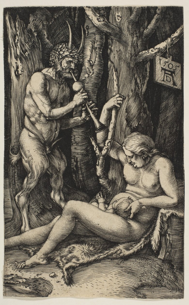 Satyrfamilien, 1505. af Albrecht Dürer