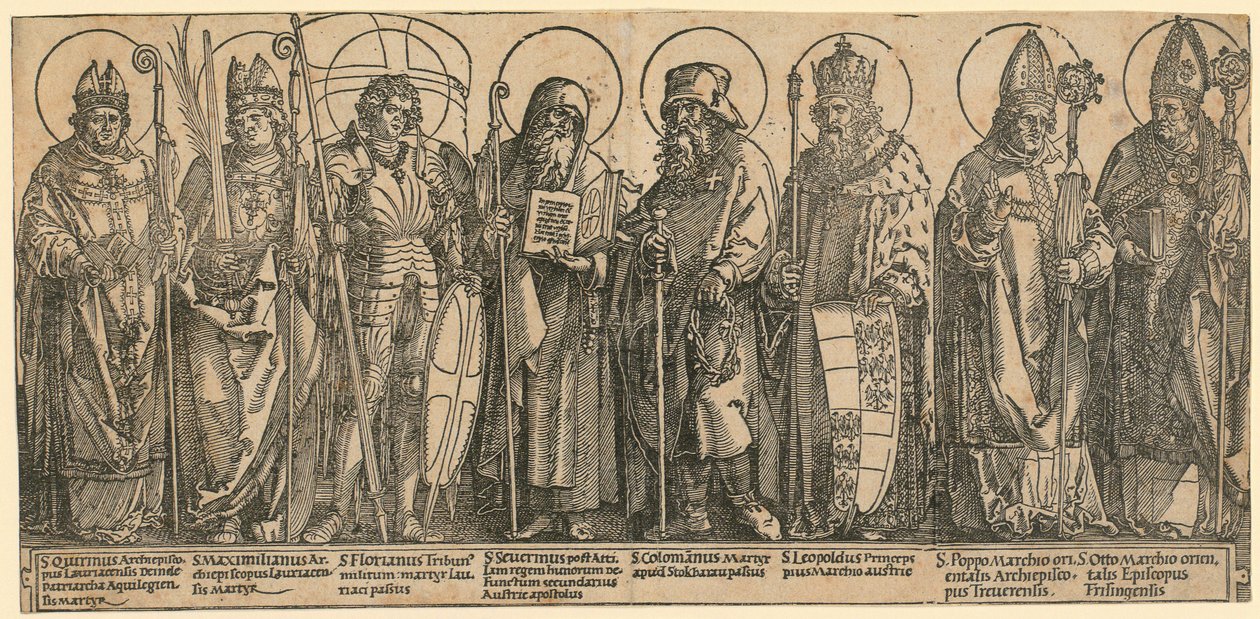 Østrigs skytshelgener af Albrecht Dürer