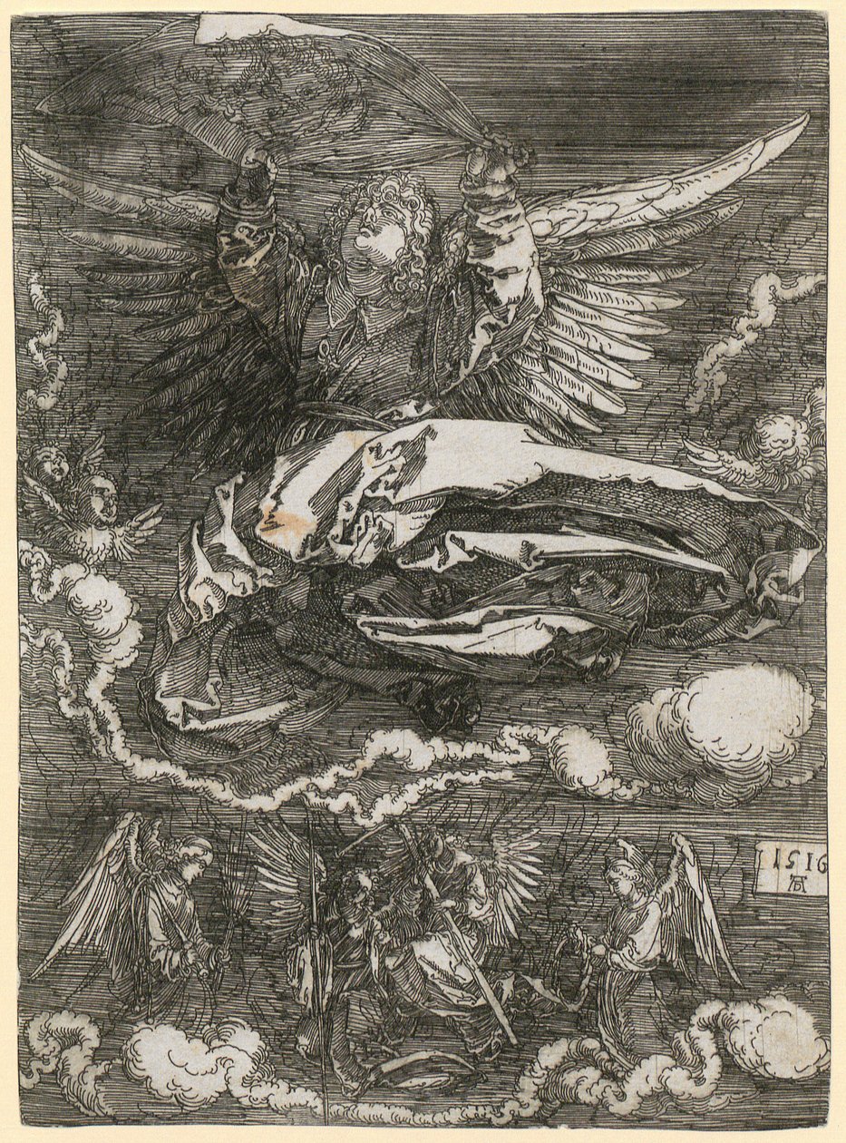 Veronikas svededug holdt af en engel af Albrecht Dürer