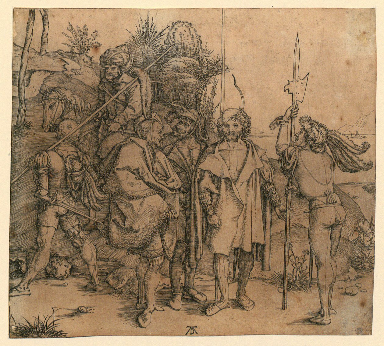 Seks soldater af Albrecht Dürer