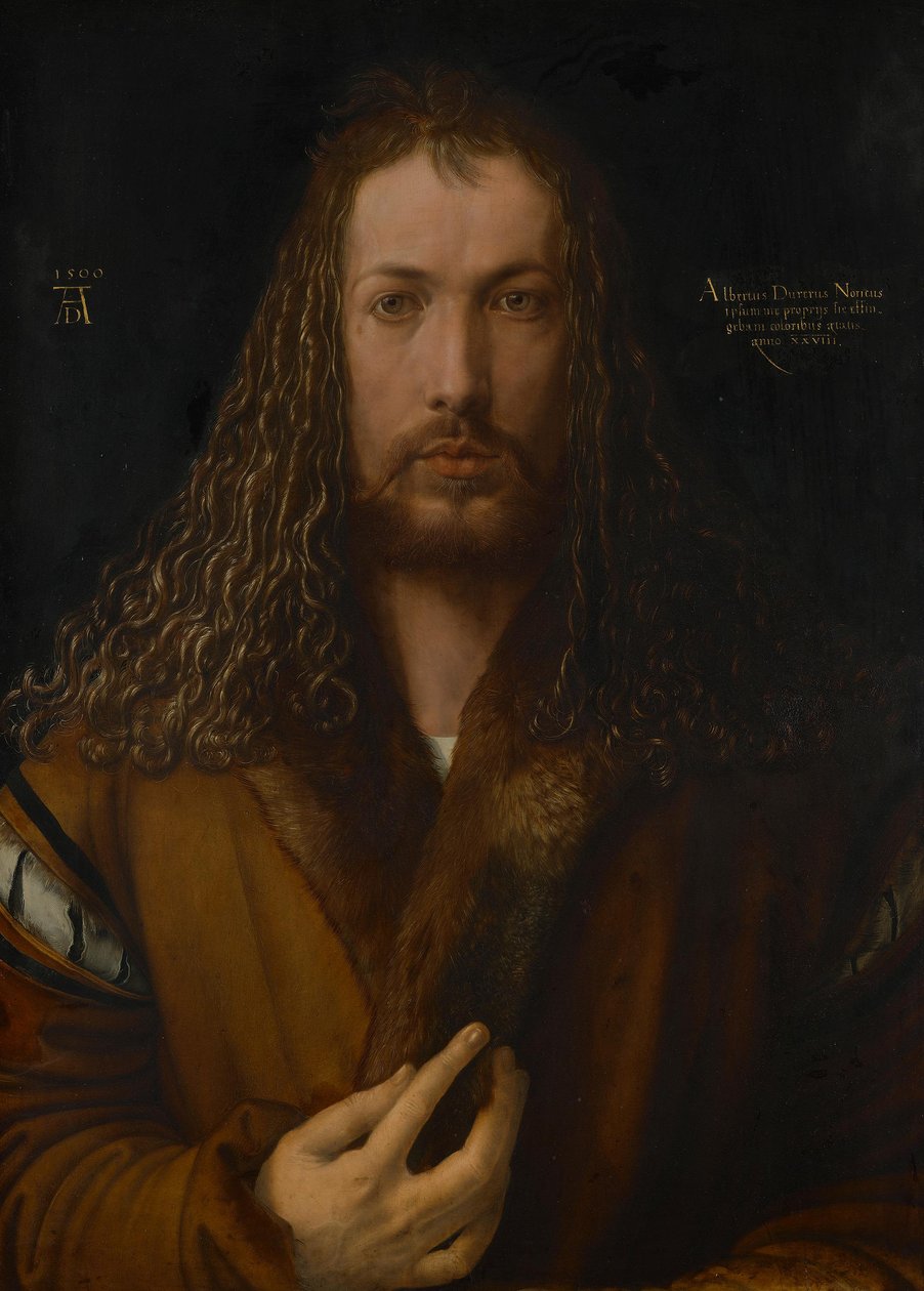 Selvportræt i pelsfrakke af Albrecht Dürer