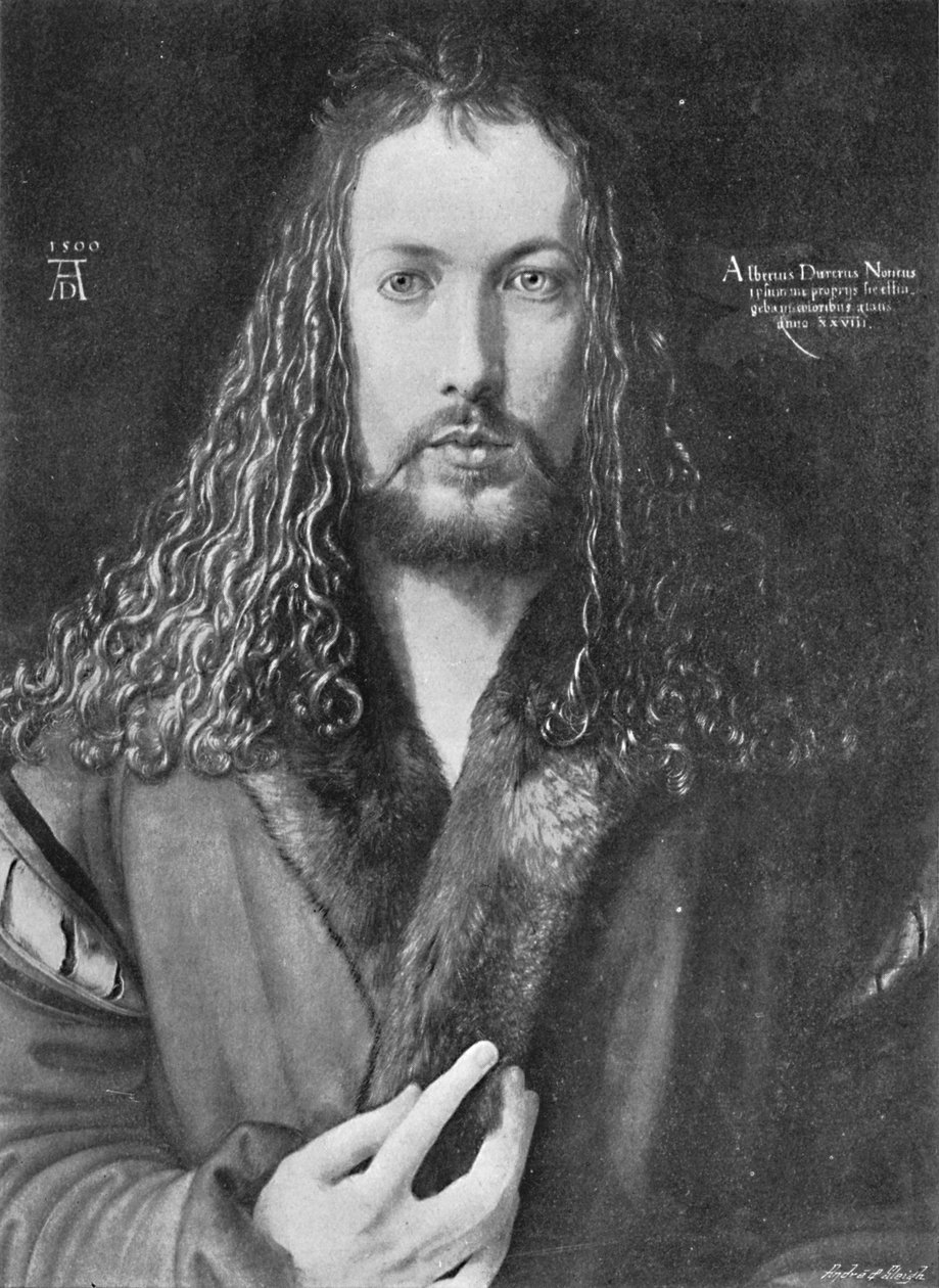 Selvportræt, 1500, 1906 af Albrecht Dürer