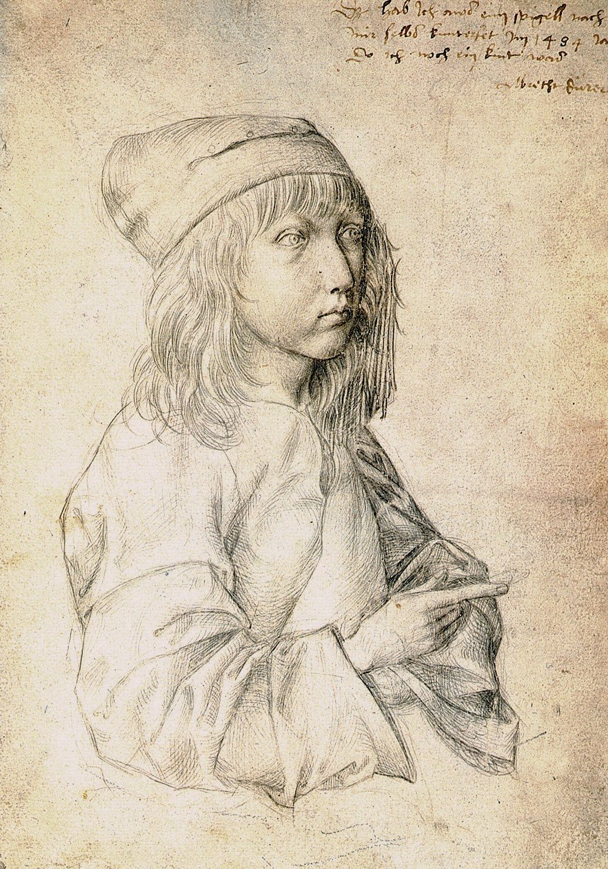 Selvportræt som trettenårig af Albrecht Dürer