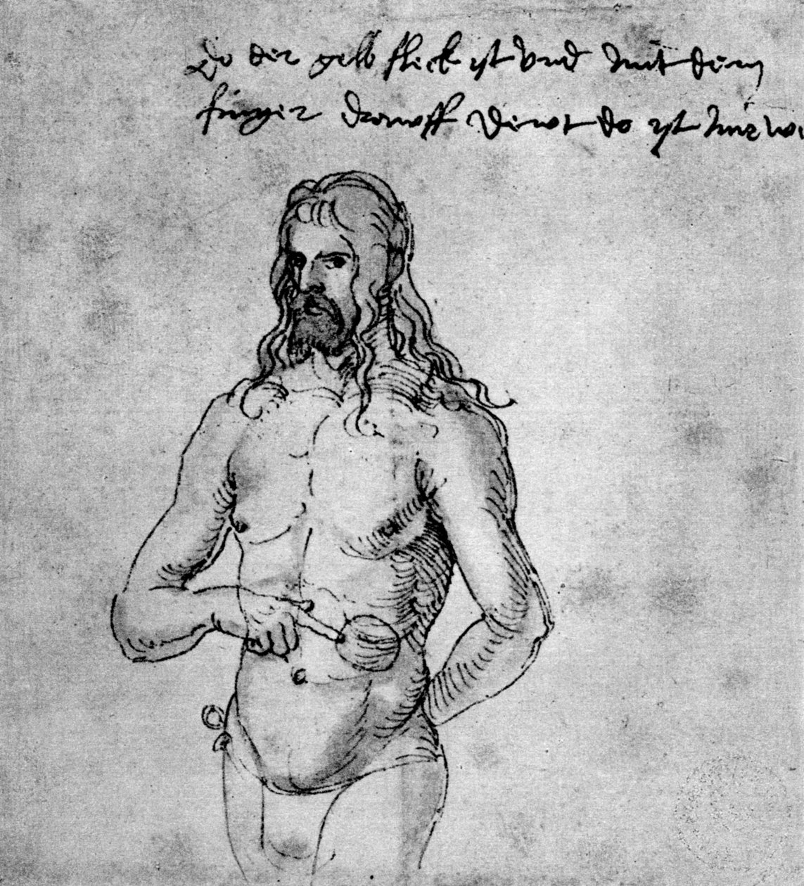 Selvportræt, omkring 1512-1513 eller 1519, 1936 af Albrecht Dürer