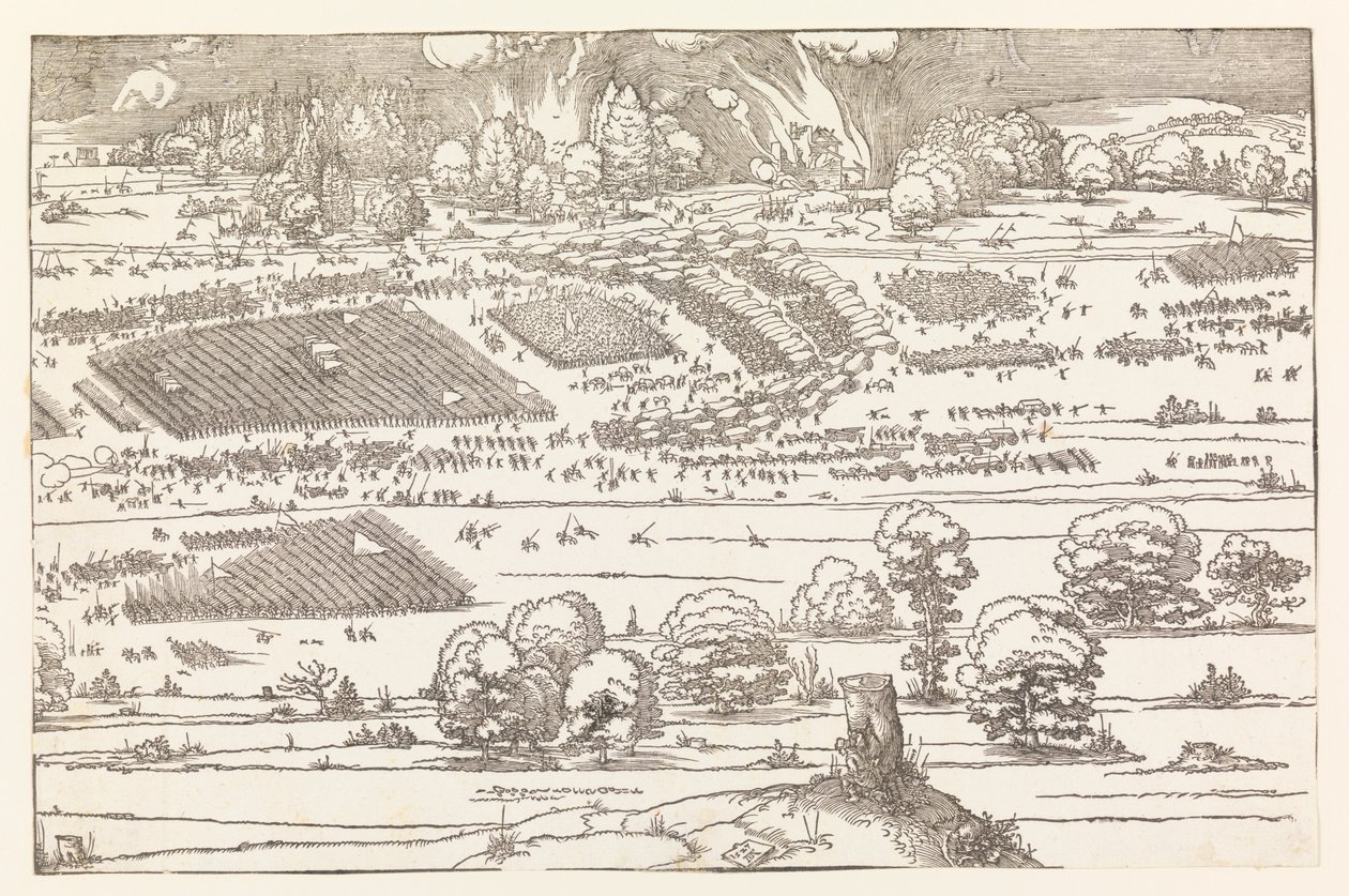 Belejring af en by (del 2) af Albrecht Dürer