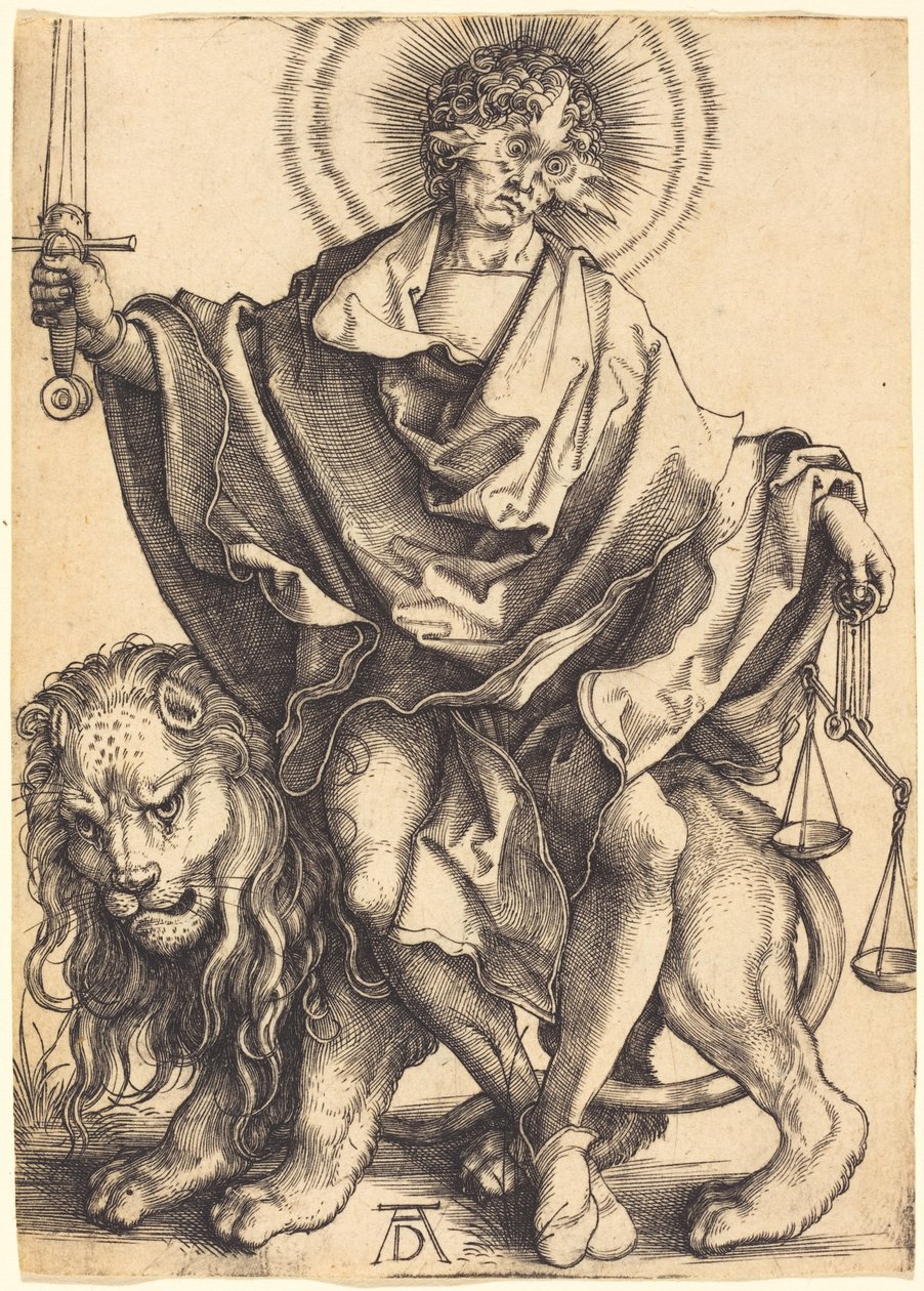 Sol Iustitiae ("Retfærdighedens sol") af Albrecht Dürer