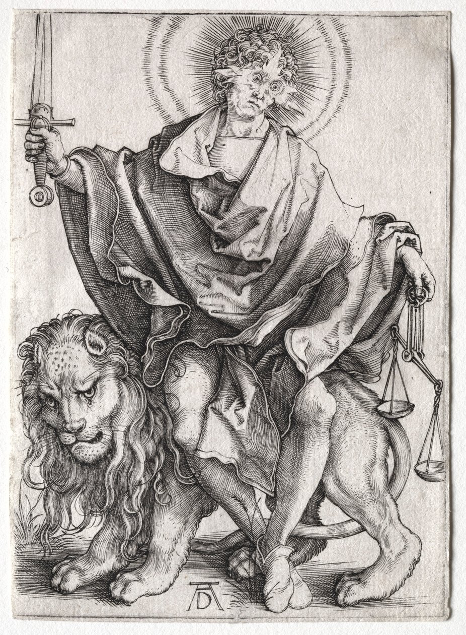 Retfærdighedens søn, ca. 1500. af Albrecht Dürer