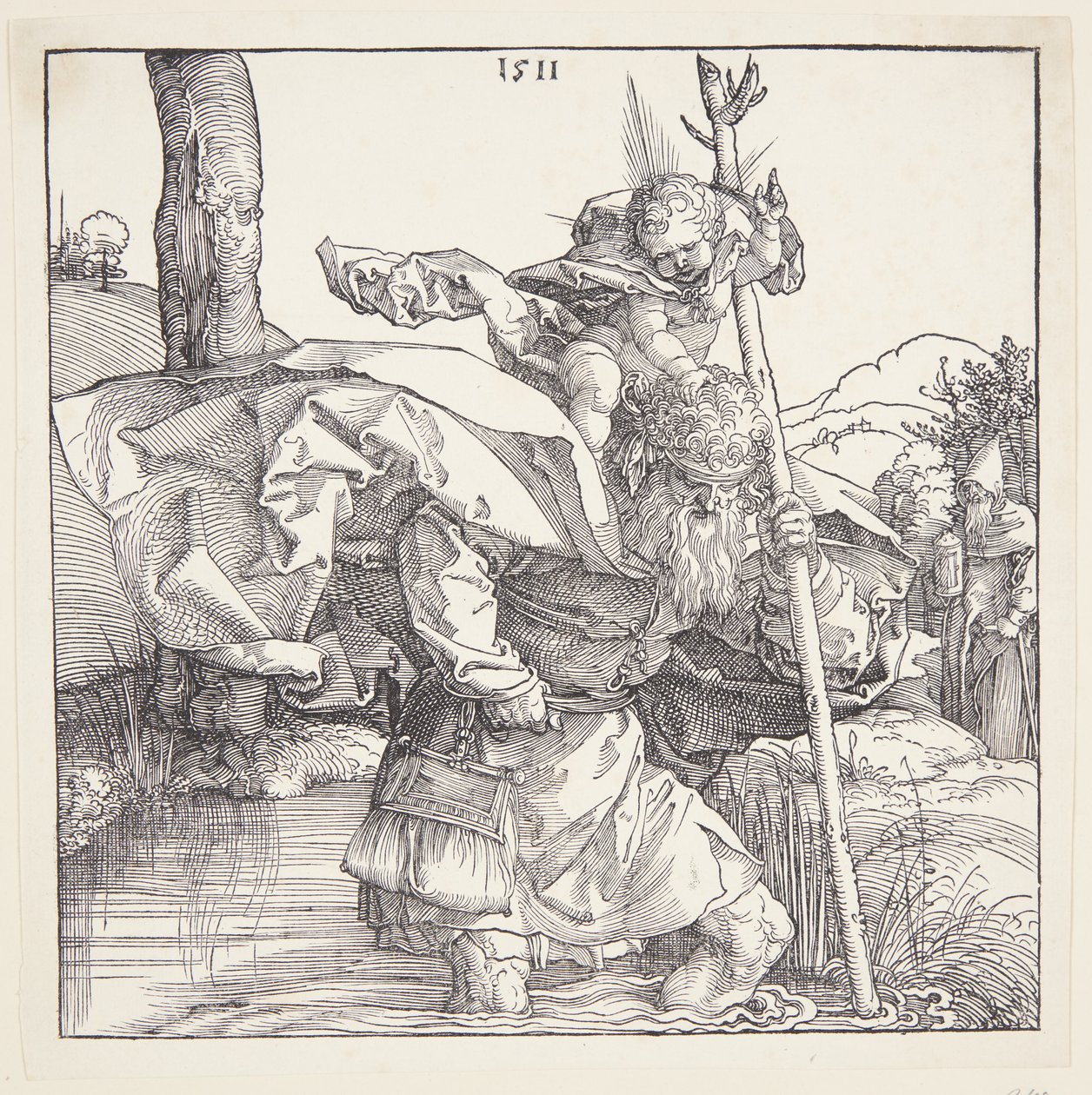 St. Christopher af Albrecht Dürer