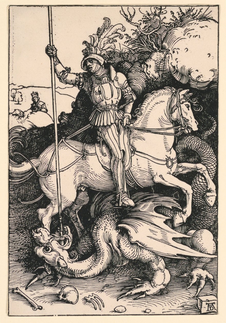 St. George dræber Dr af Albrecht Dürer