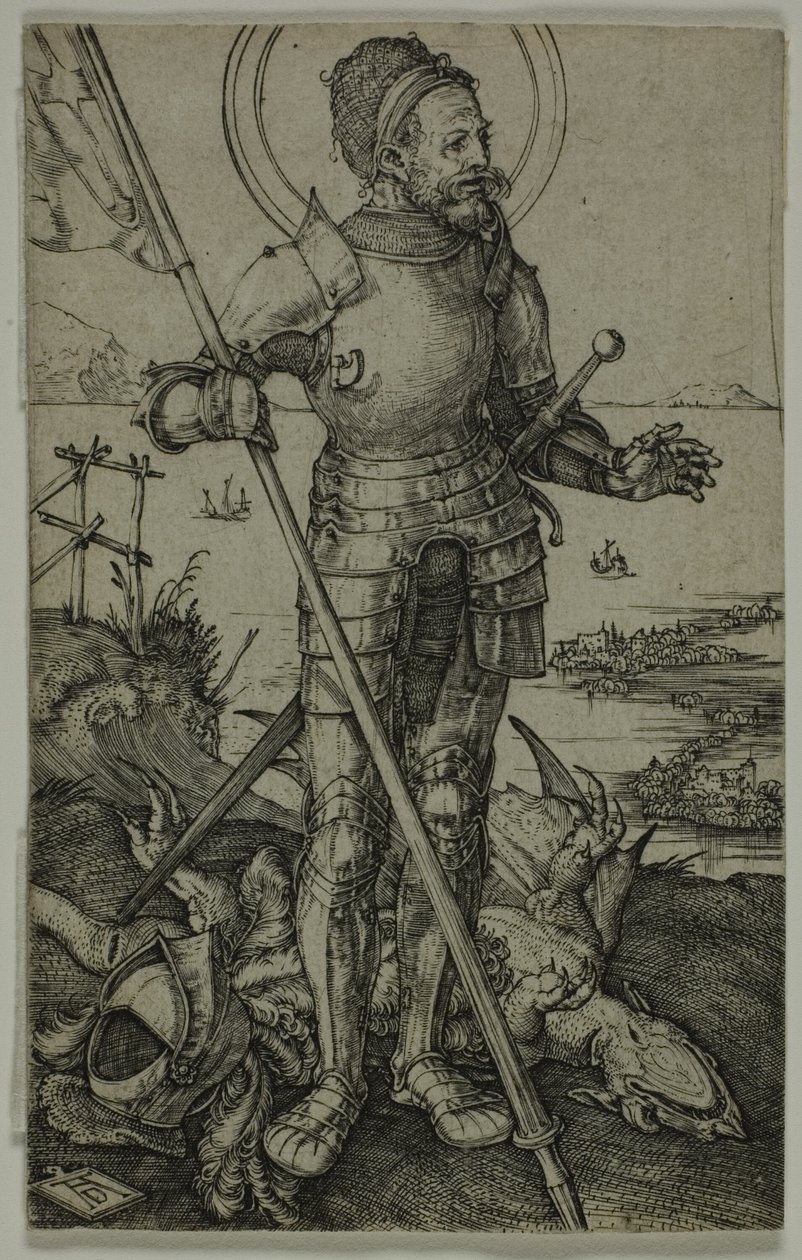 St. George til fods af Albrecht Dürer