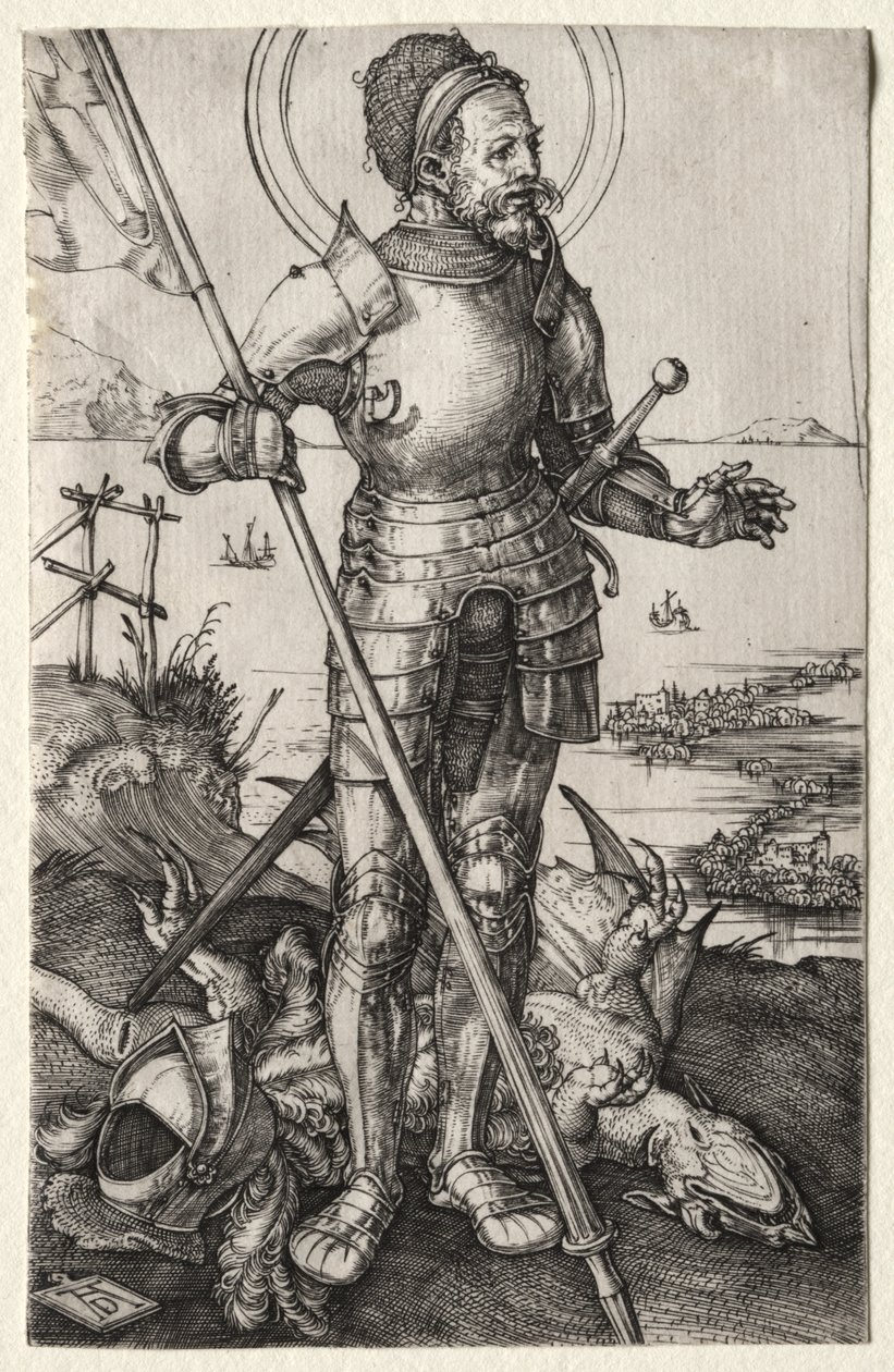 St. George til fods af Albrecht Dürer