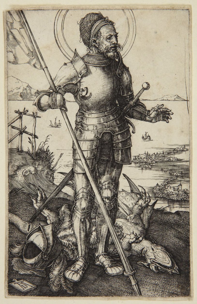 Sankt Georg til fods af Albrecht Dürer