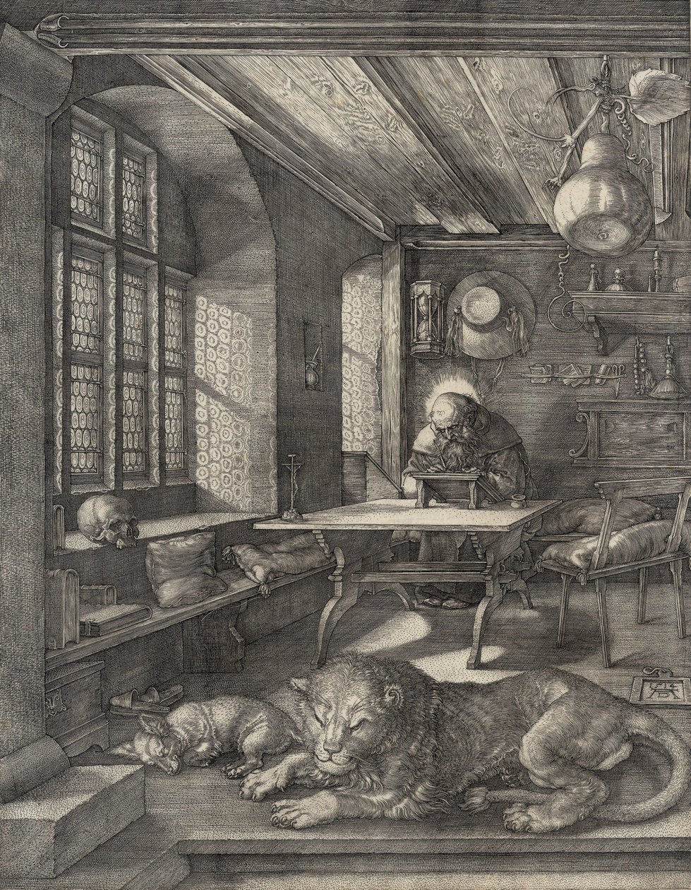 Hieronymus i sit arbejdsværelse af Albrecht Dürer