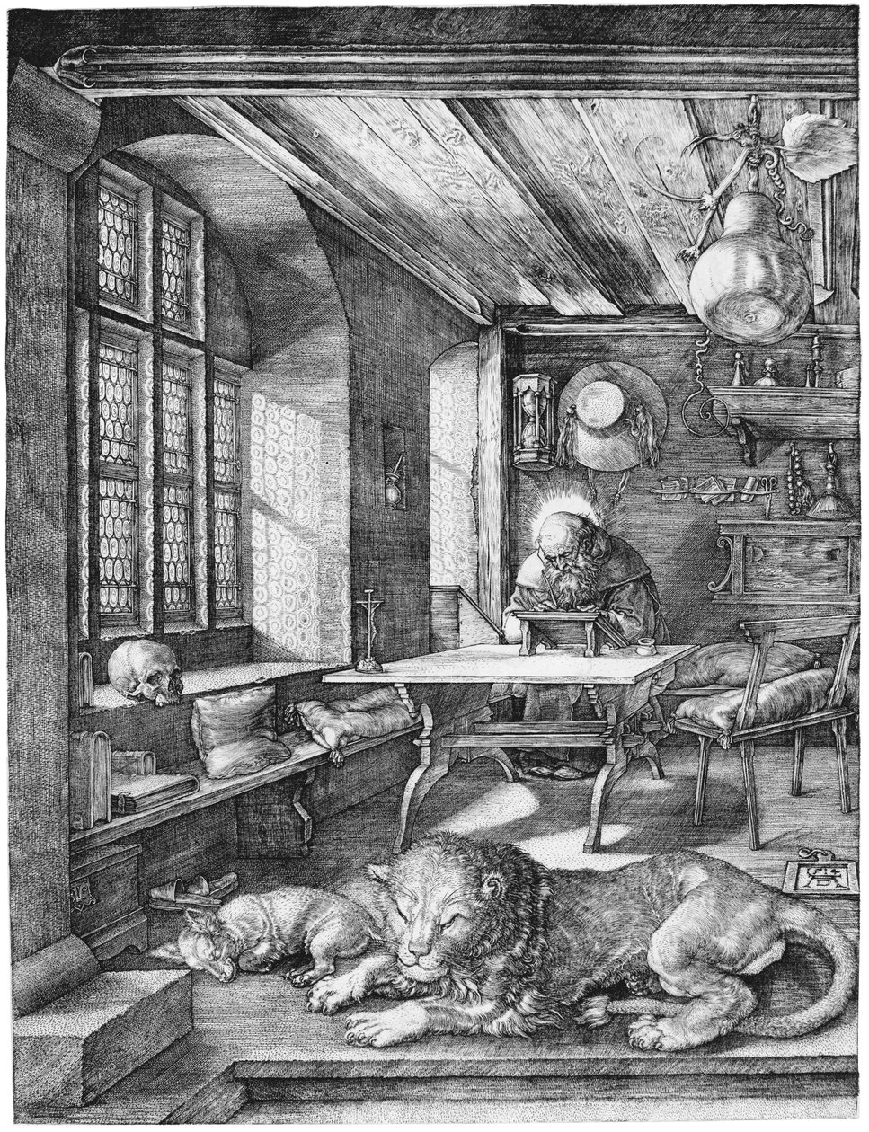 Hieronymus i sit arbejdsværelse af Albrecht Dürer