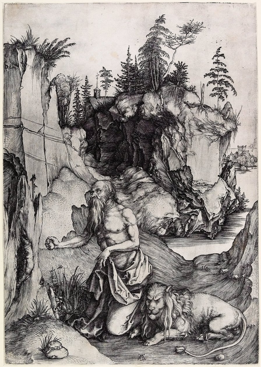 Sankt Hieronymus i bod af Albrecht Dürer