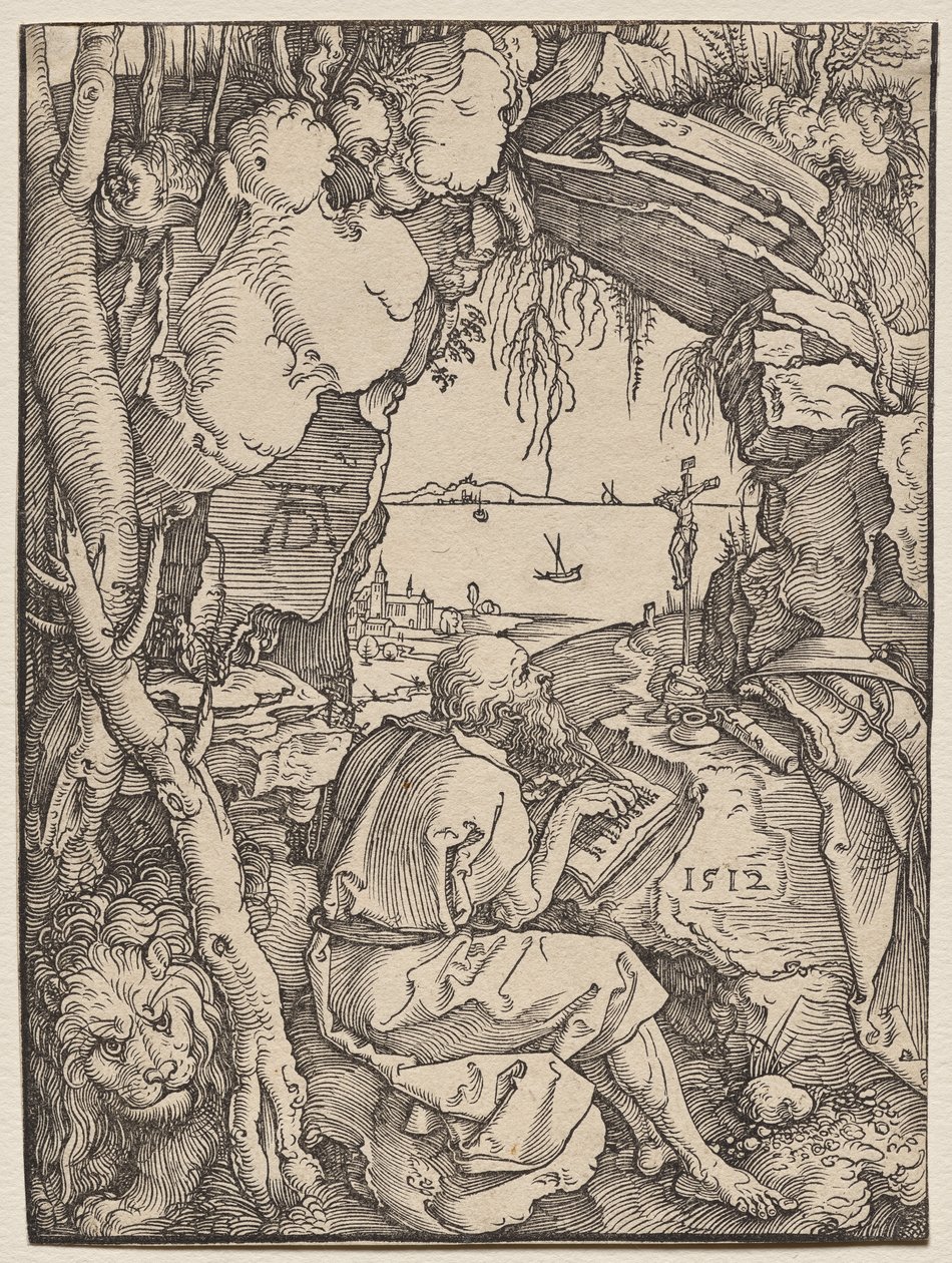Sankt Hieronymus i en hule af Albrecht Dürer