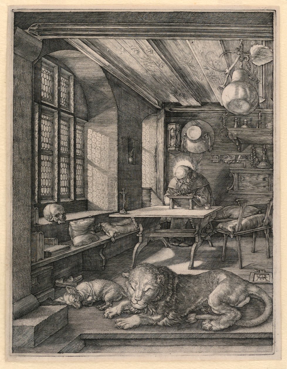 Sankt Hieronymus i hans Studie af Albrecht Dürer