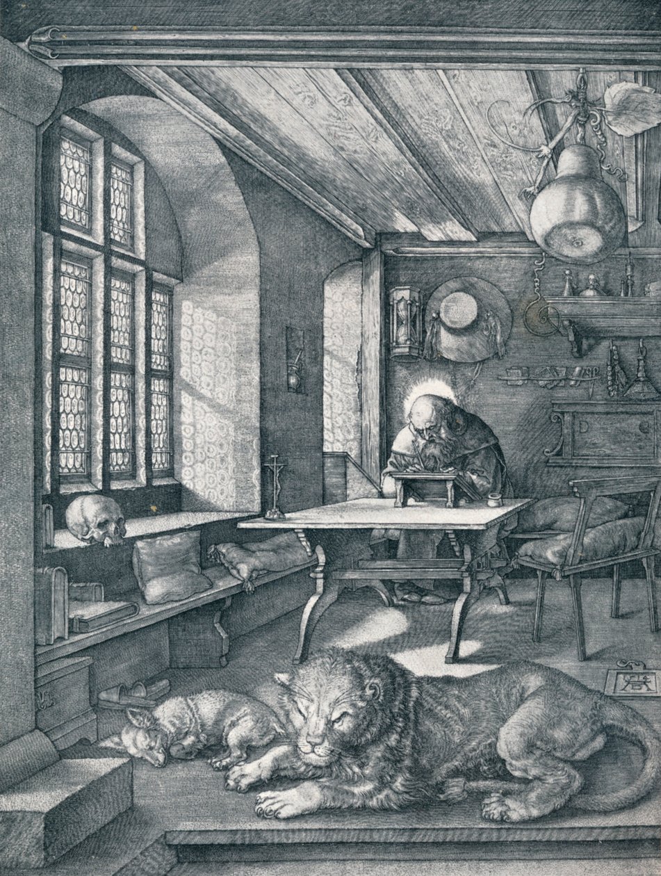 Sankt Jerome i hans studie, 1514 1906 af Albrecht Dürer