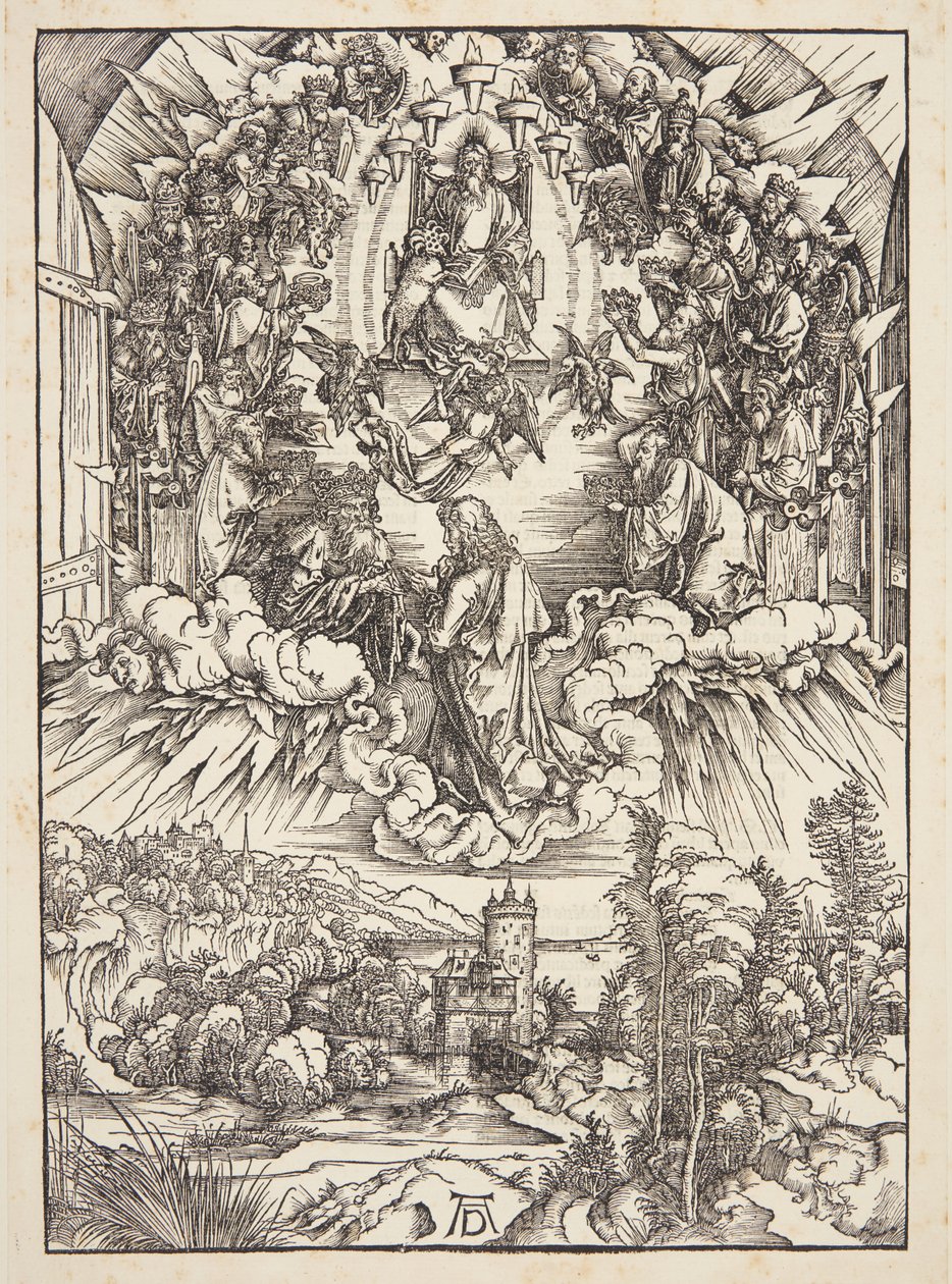 Johannes foran Gud og de ældste af Albrecht Dürer