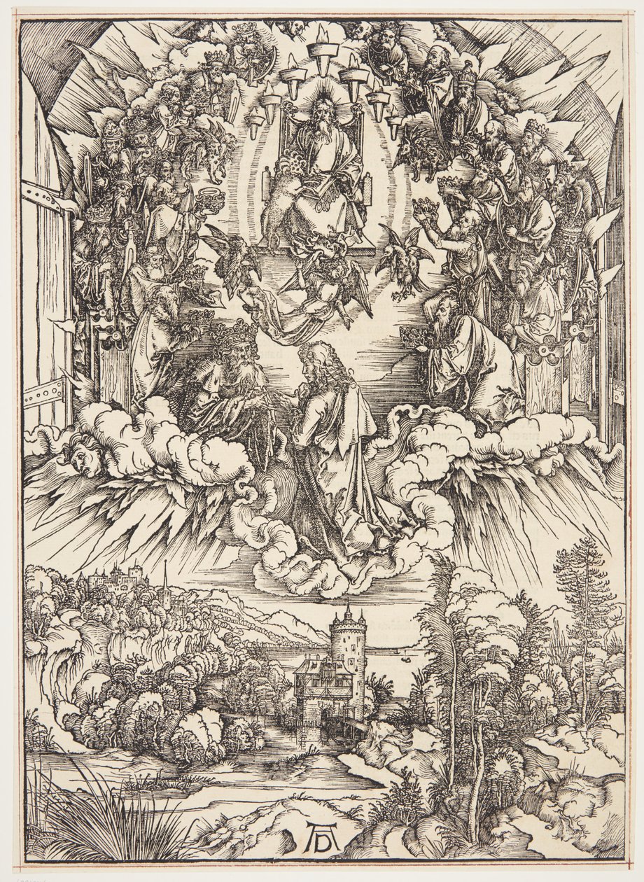 Johannes foran Gud og de ældste af Albrecht Dürer