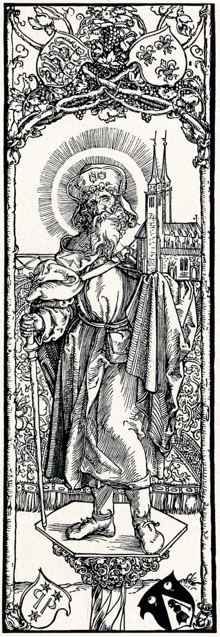 Sankt Sebaldus på en hovedstad, 1906 af Albrecht Dürer