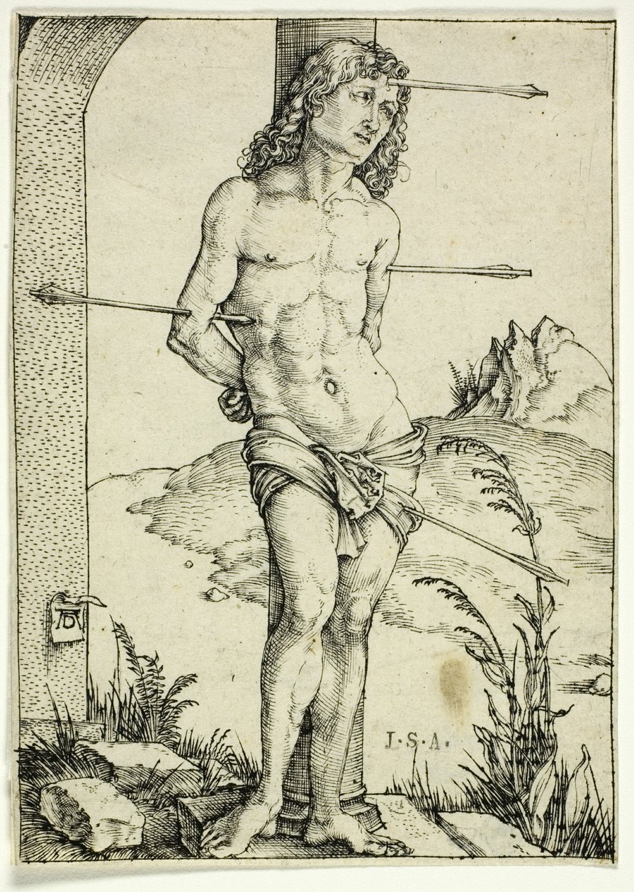 Sankt Sebastian ved Søjlen af Albrecht Dürer