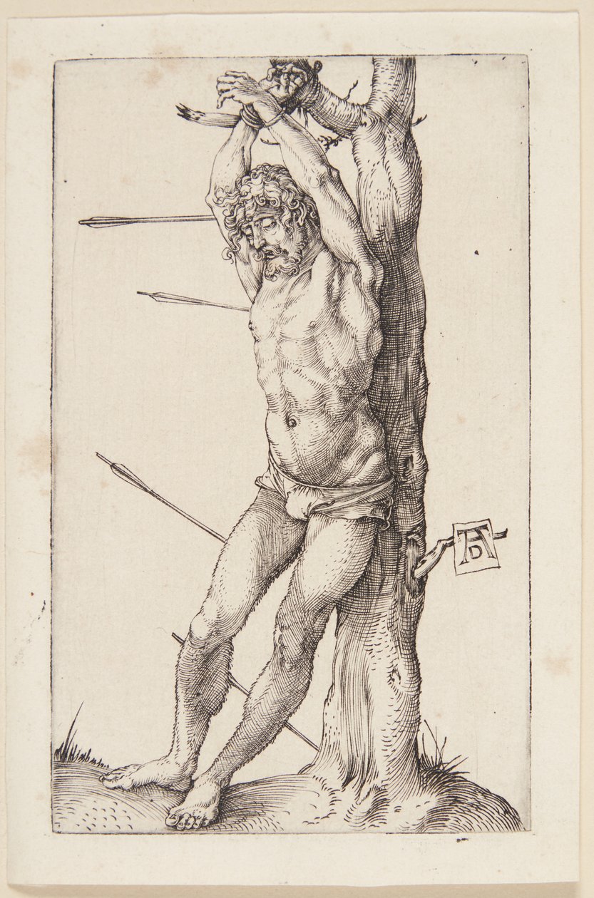 Sankt Sebastian ved træet af Albrecht Dürer