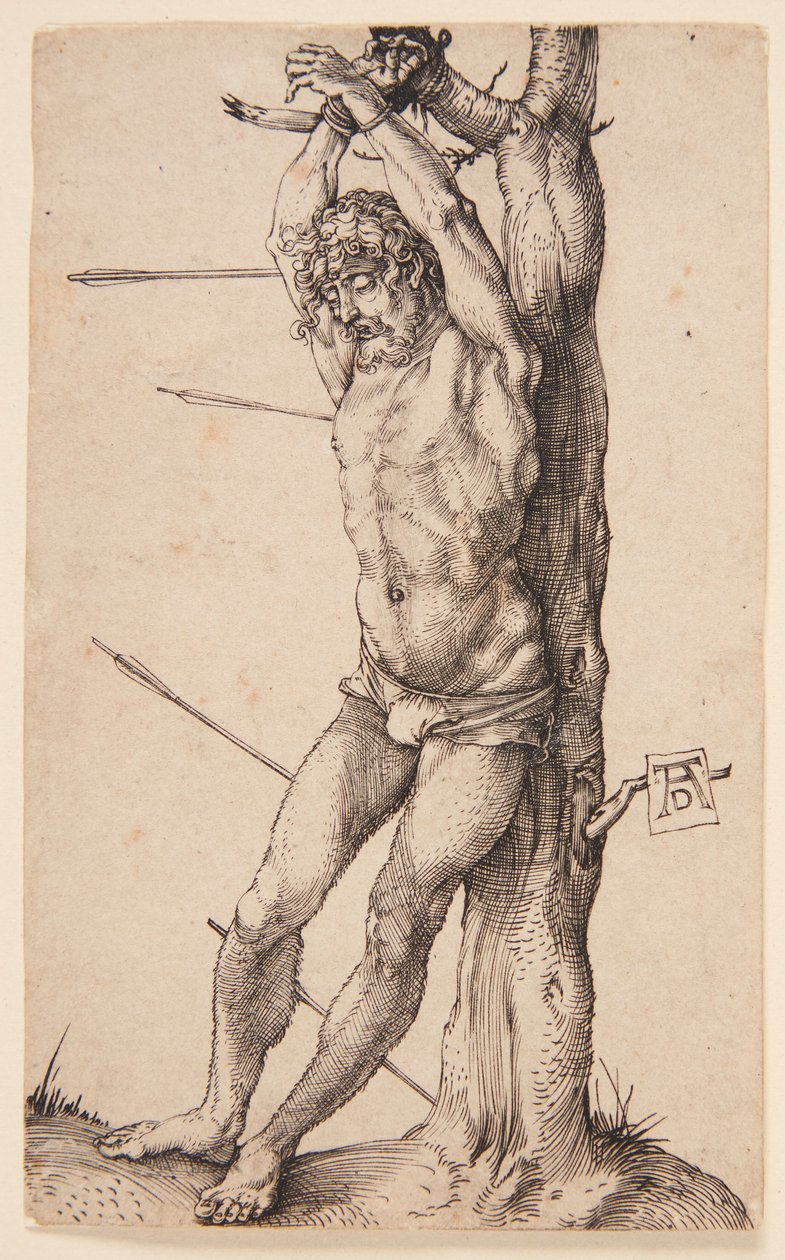 Sankt Sebastian ved træet af Albrecht Dürer