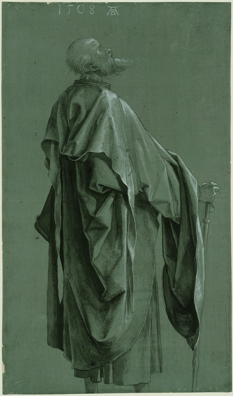 Stående apostel (Paulus eller Jakob den Ældre) af Albrecht Dürer
