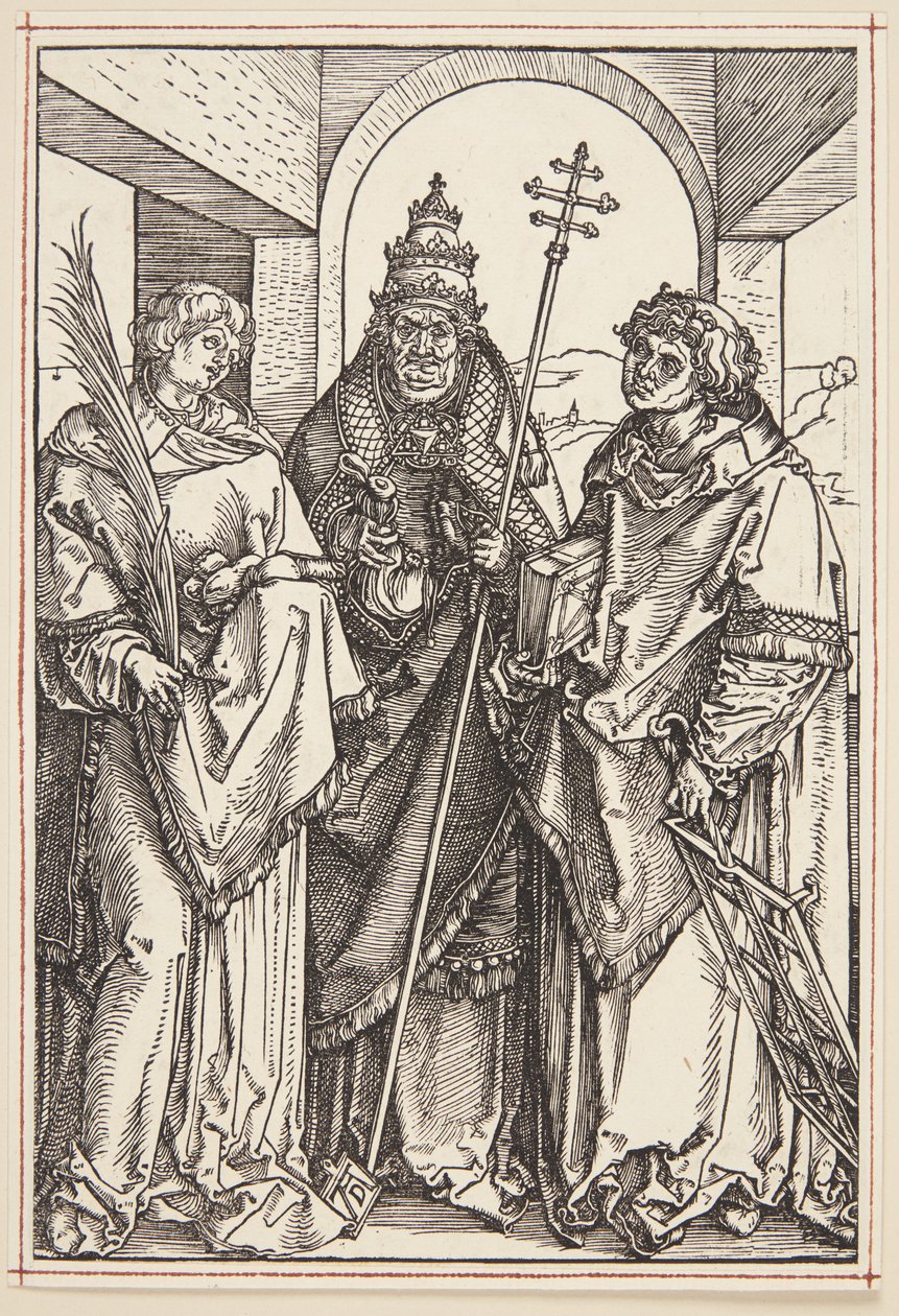 Sts. Lawrence, Sixtus og Stephen af Albrecht Dürer