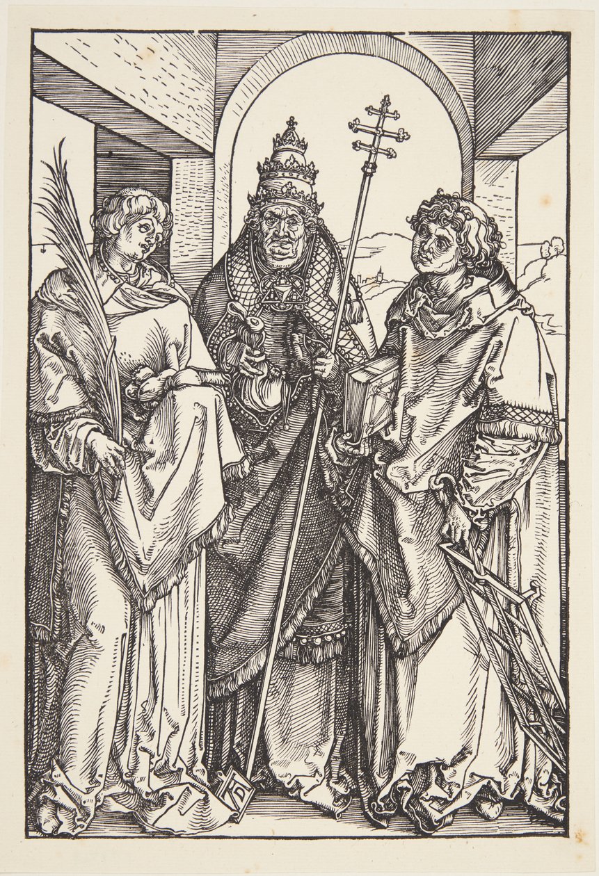 Sts. Lawrence, Sixtus og Stephen af Albrecht Dürer