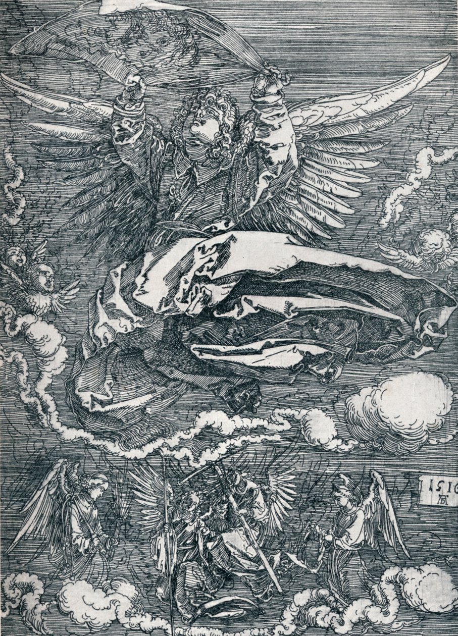 Sudarium vist af en engel, 1516 1906 af Albrecht Dürer