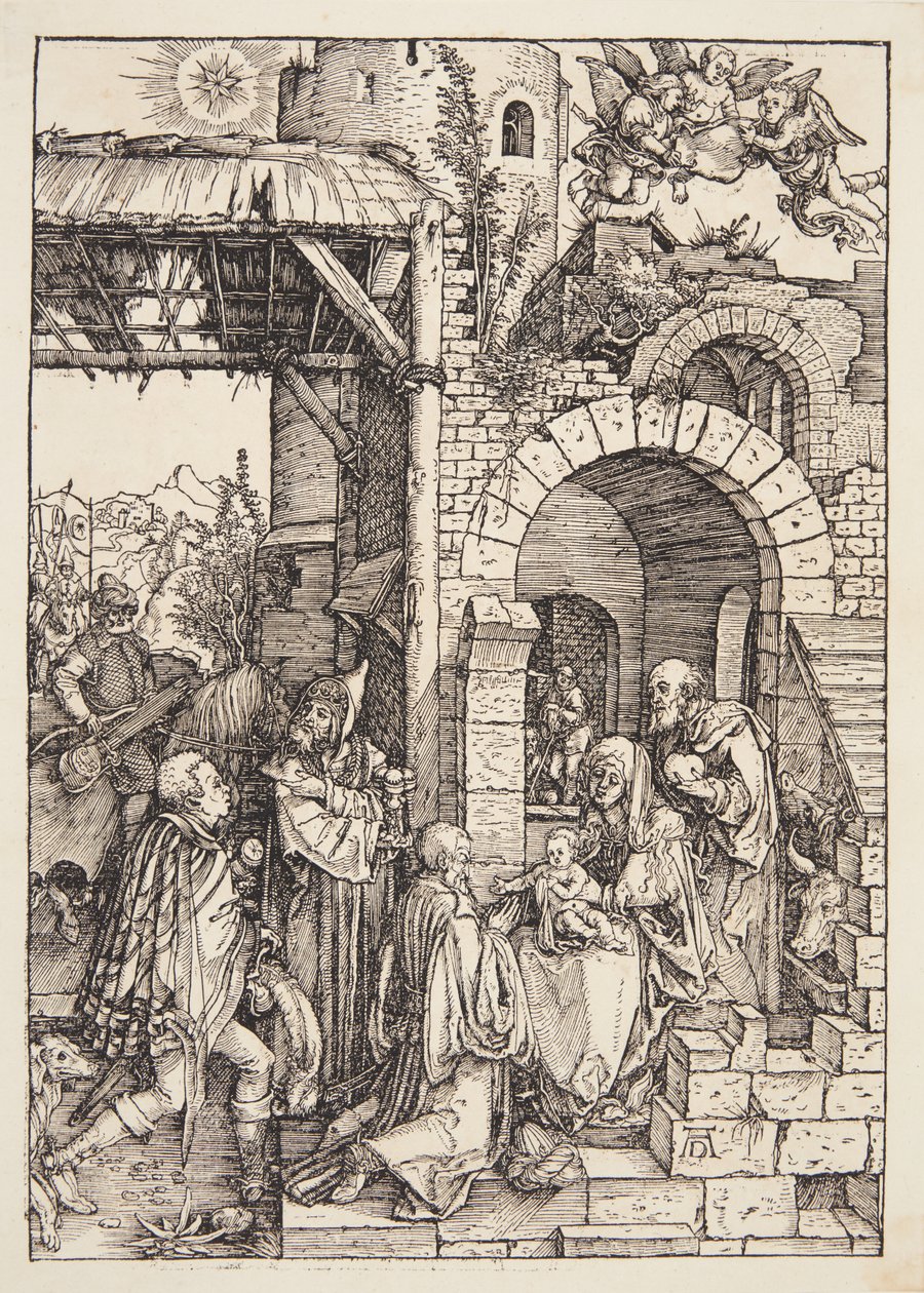 Magiernes tilbedelse af Albrecht Dürer
