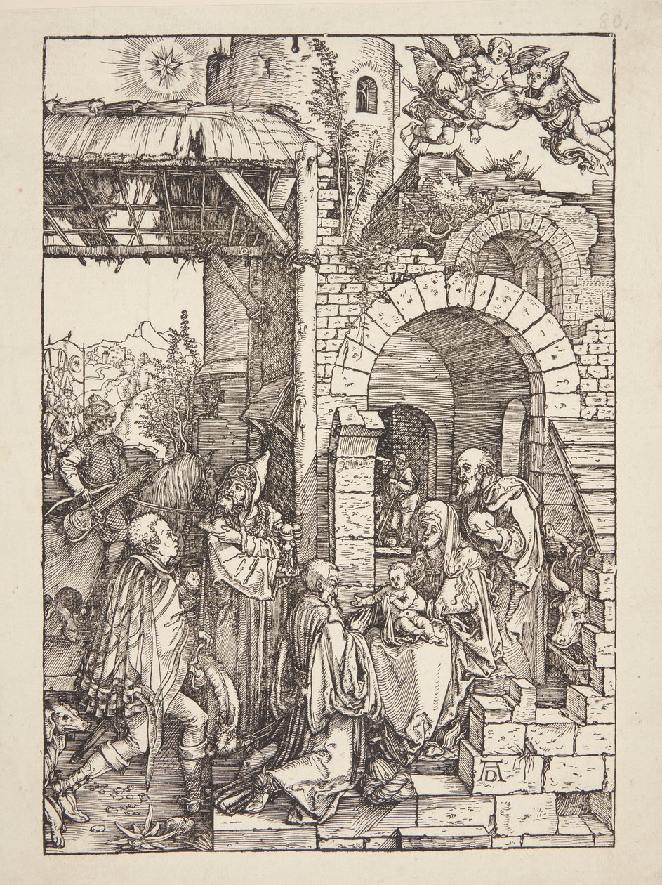 Magiernes tilbedelse af Albrecht Dürer