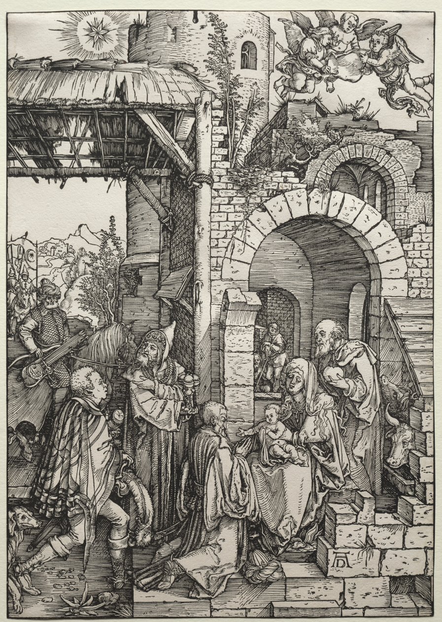 Magiernes tilbedelse af Albrecht Dürer