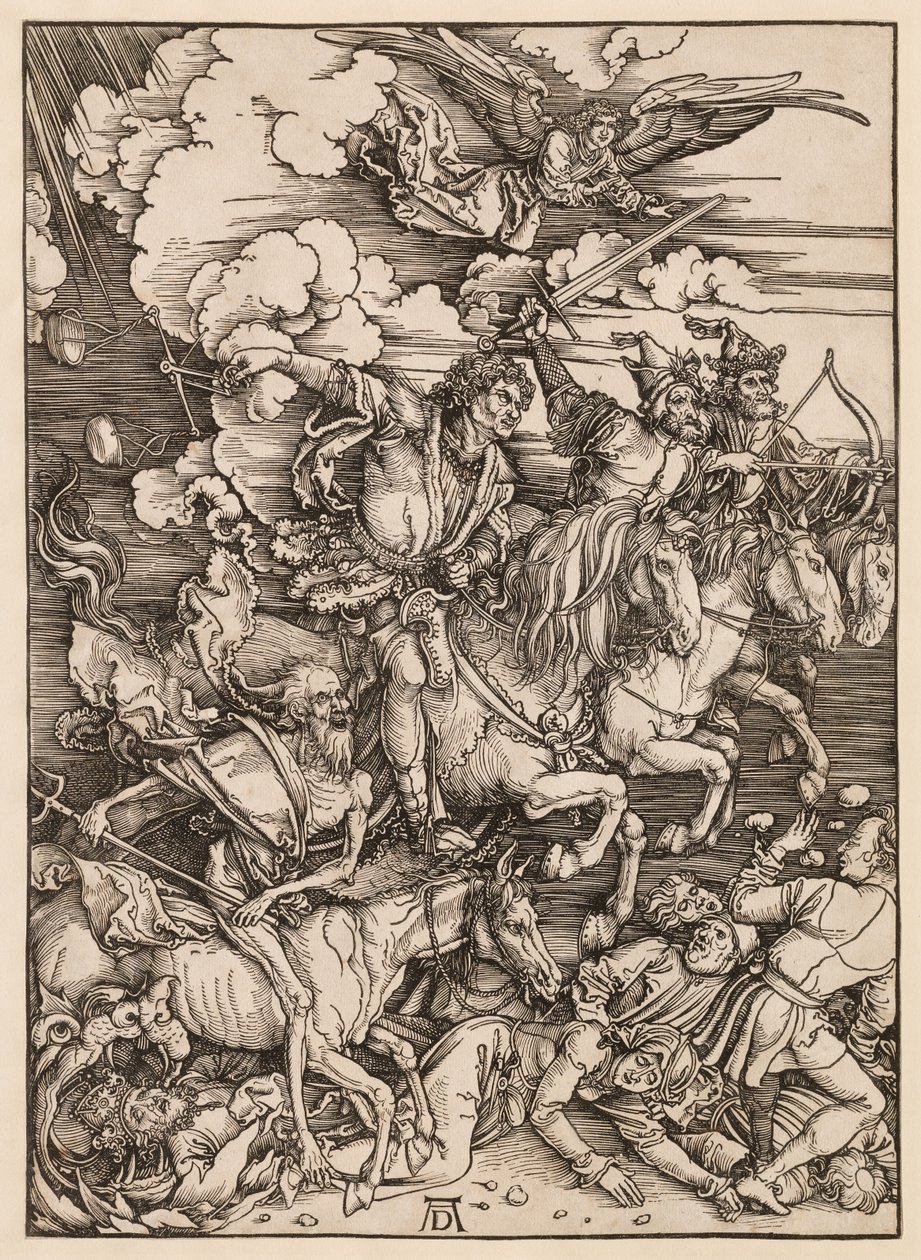 Apokalypsen: De fire ryttere af Albrecht Dürer