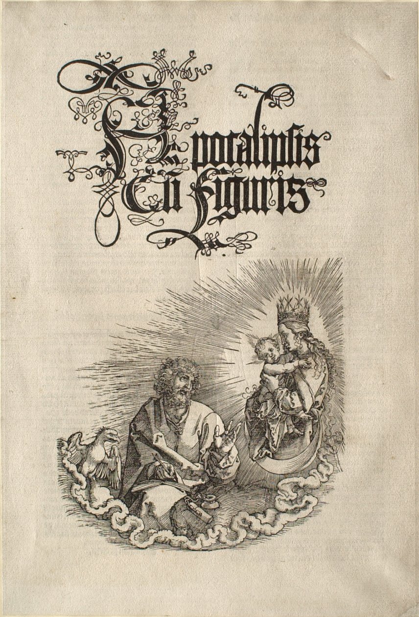 Apokalypsen: Jomfruen viser sig for Sankt Johannes af Albrecht Dürer