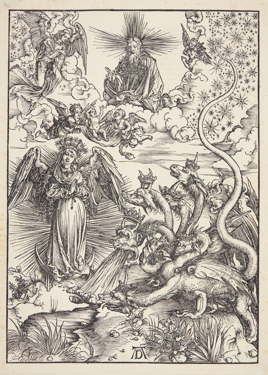 Den apokalyptiske kvinde af Albrecht Dürer