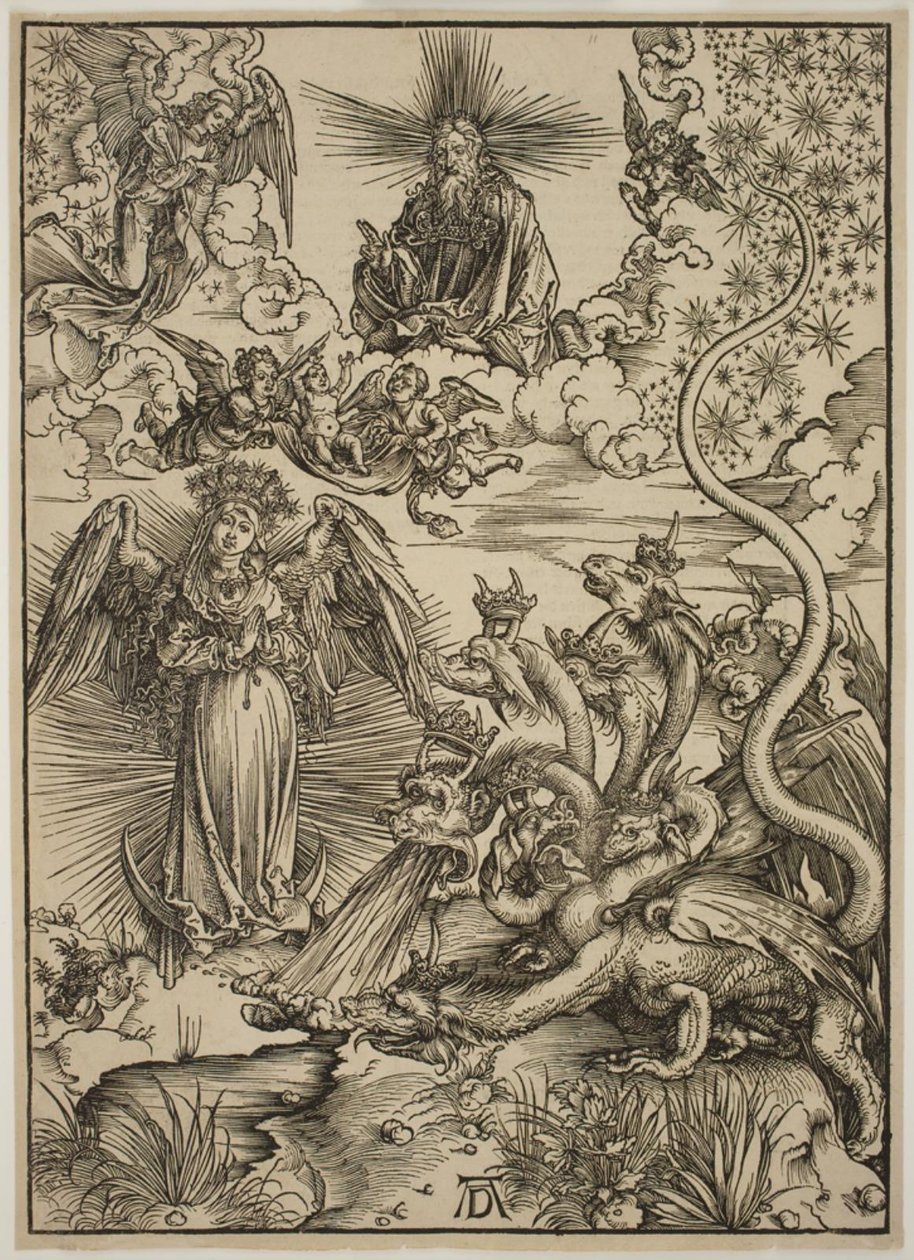 Den apokalyptiske kvinde af Albrecht Dürer